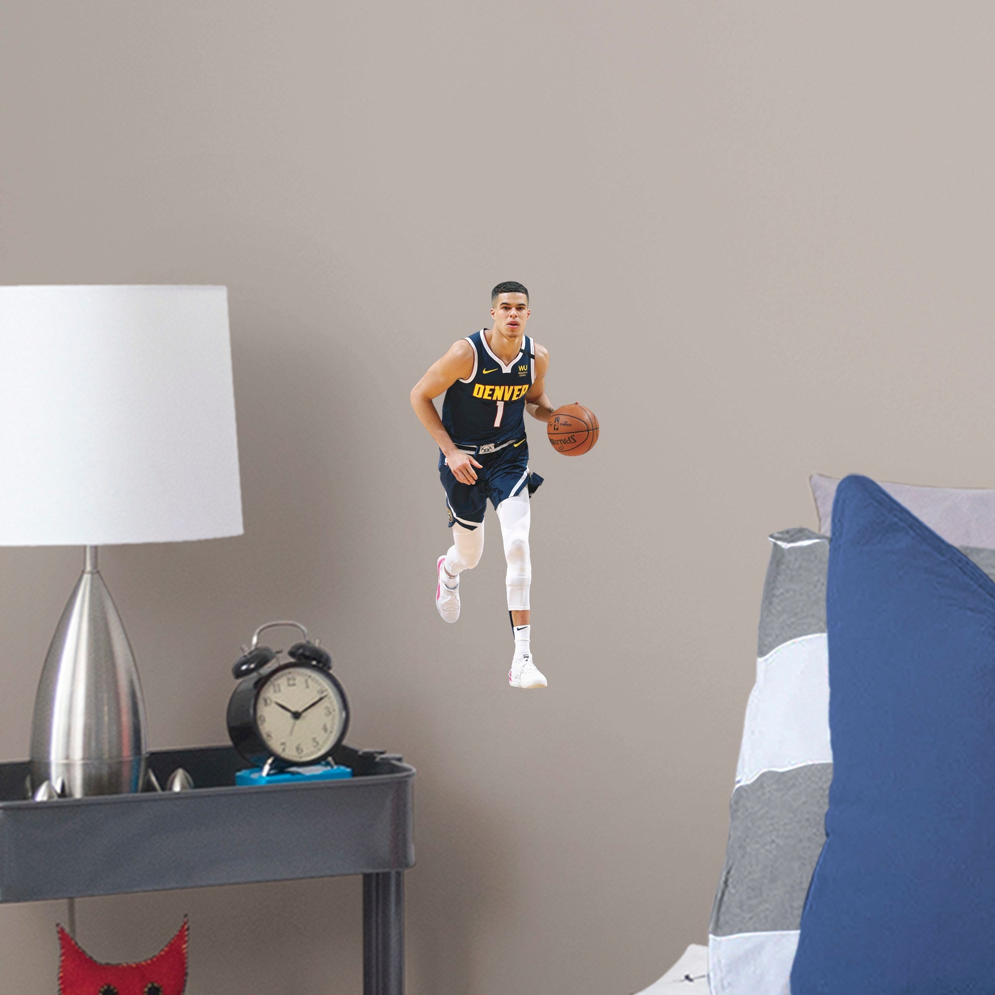 Michael Porter Jr. for Denver Nuggets - Officially Licensed NBA Removable Wall Decal Large by Fathead | Vinyl