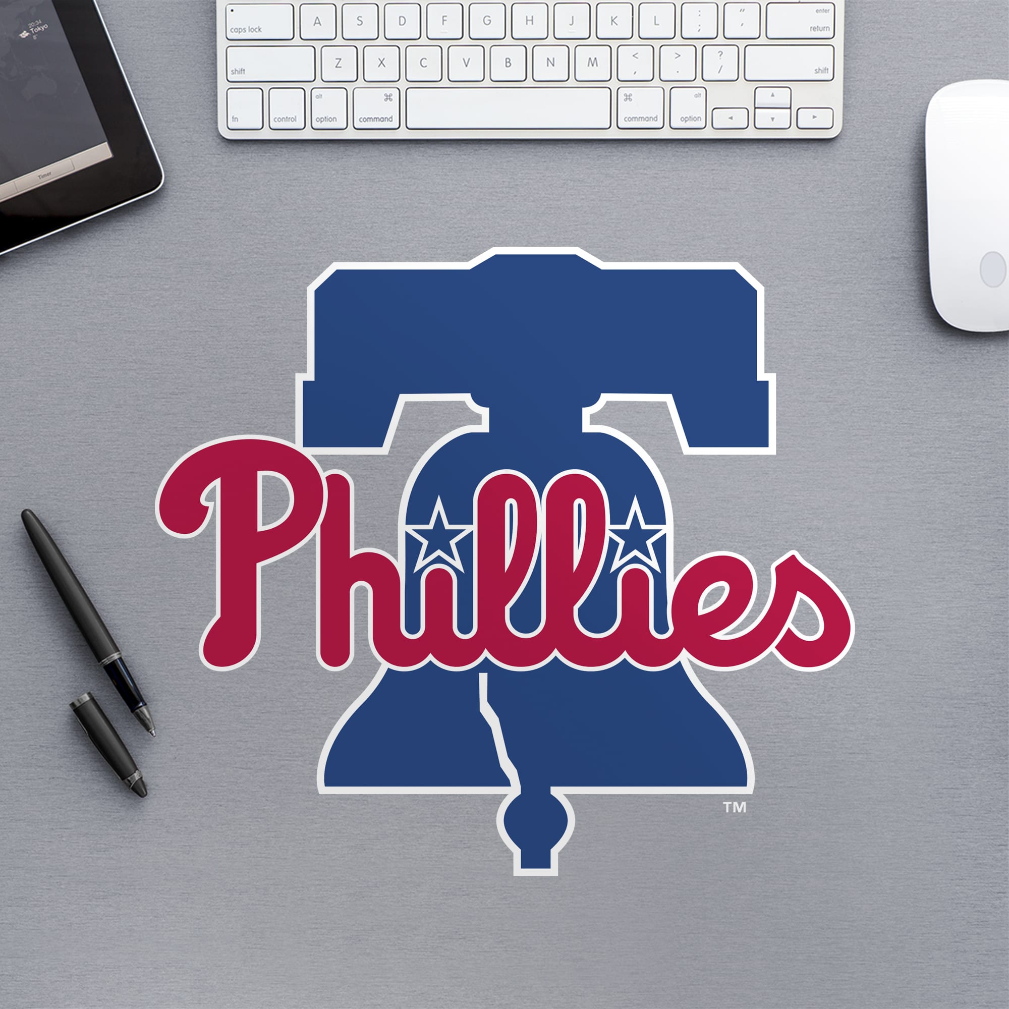 Philadelphia Phillies: Logo - Officially Licensed MLB Removable Wall Decal Large by Fathead | Vinyl