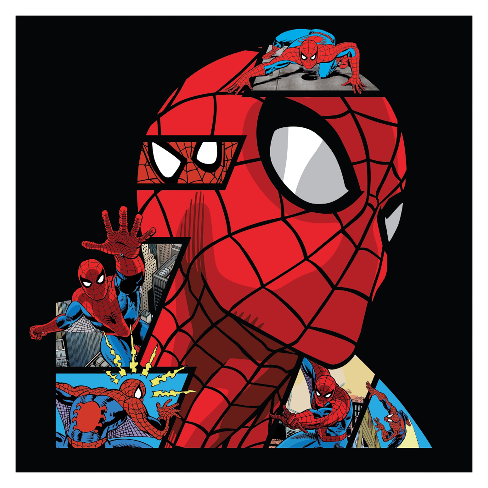 Spider-Man: Cells Collage Mural - Officially Licensed Marvel Removable –  Fathead