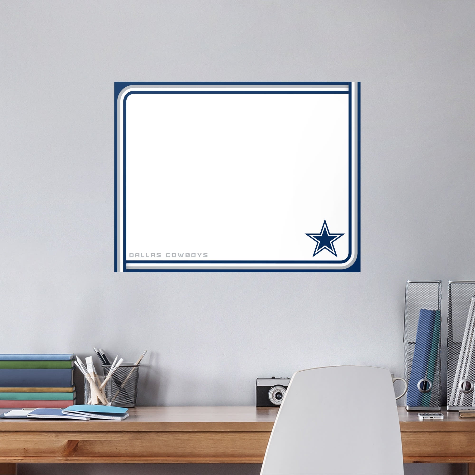 Dallas Cowboys: Dry Erase Whiteboard - Officially Licensed NFL Removable Wall Decal XL by Fathead | Vinyl