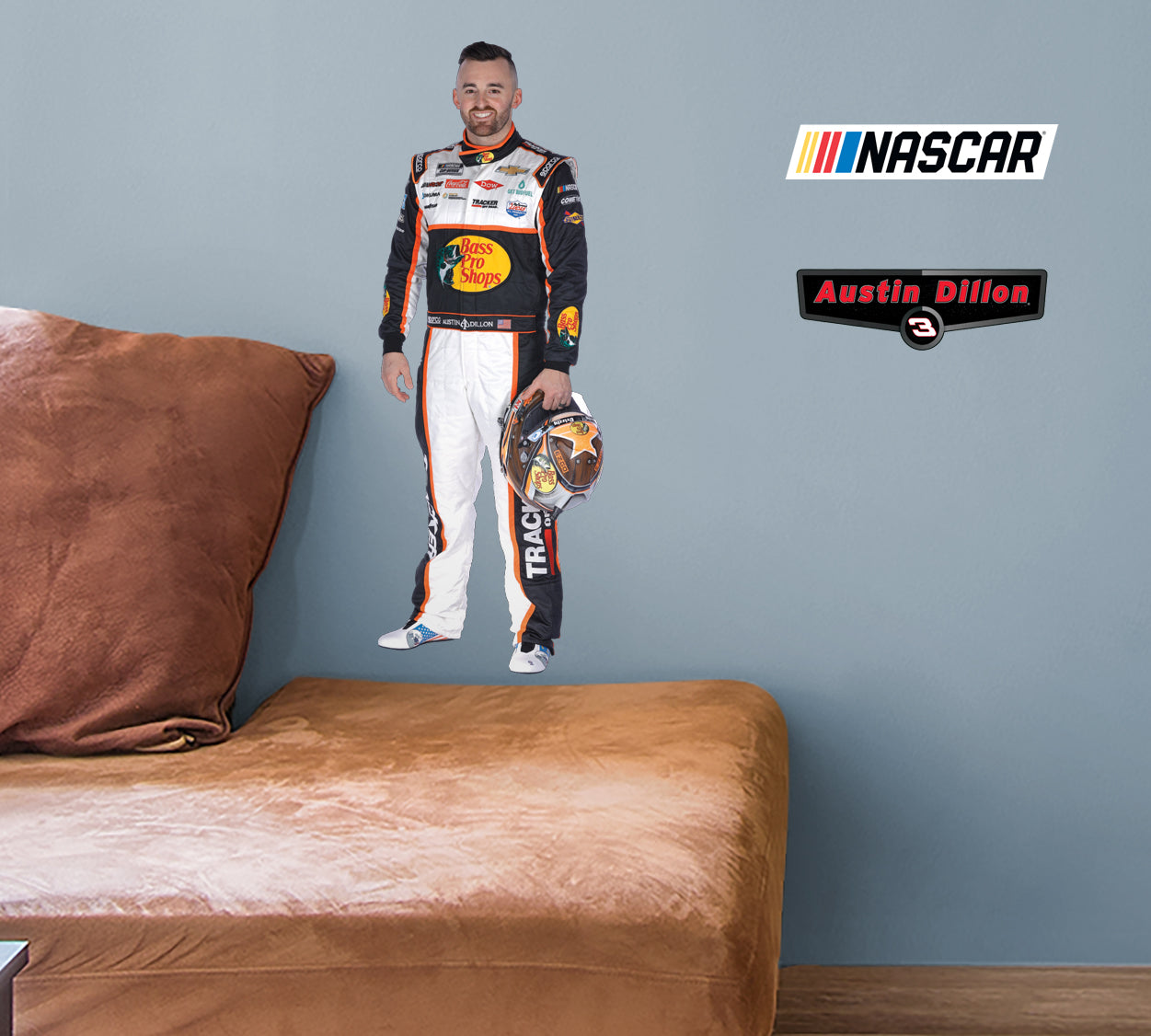 Austin Dillon 2021 Driver - Officially Licensed NASCAR Removable Wall Decal Large by Fathead | Vinyl