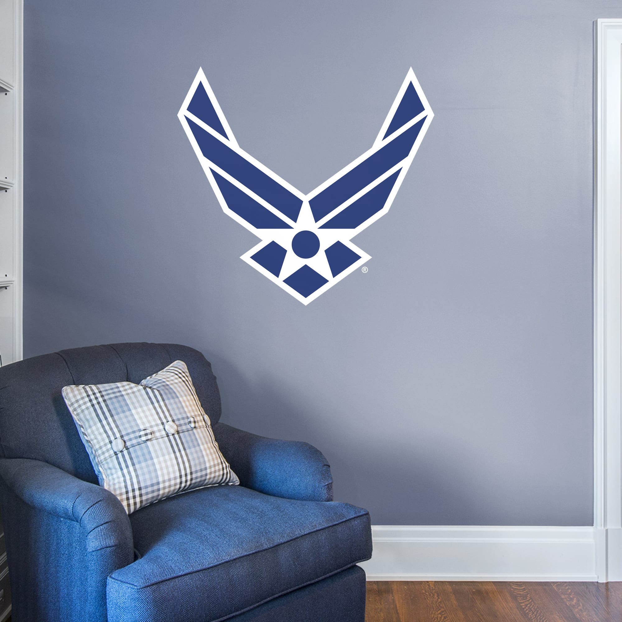 United States Air Force: Symbol - Officially Licensed Removable Wall Decal 41"W x 38"H by Fathead | Vinyl