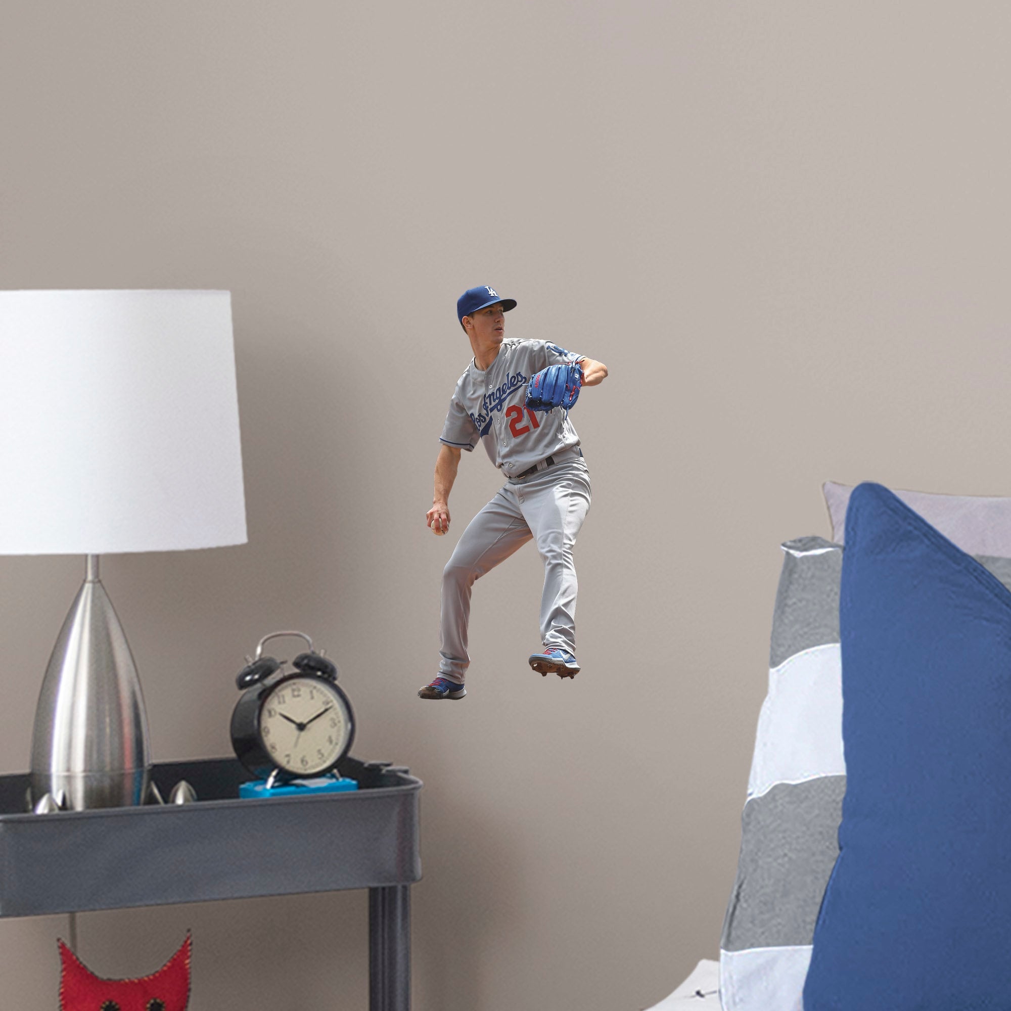 Walker Buehler for Los Angeles Dodgers - Officially Licensed MLB Removable Wall Decal Large by Fathead | Vinyl