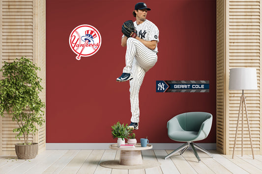 New York Yankees: Aaron Judge 2021 Growth Chart - MLB Removable Wall Adhesive Wall Decal Life-Size 45W x 70H