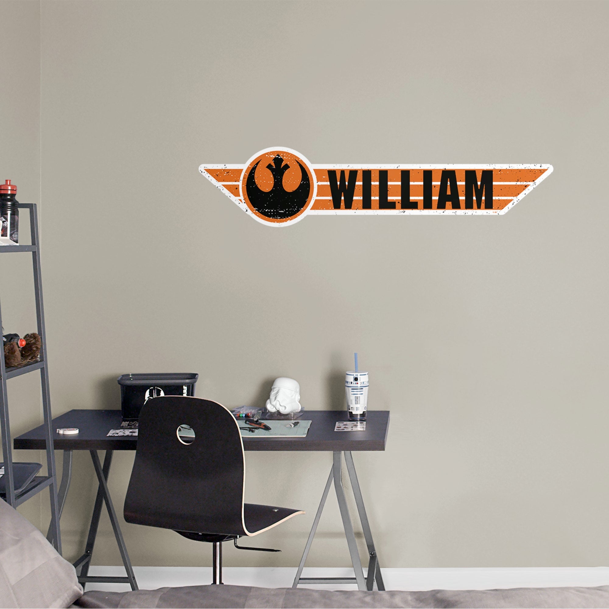 Resistance Personalized Name - Removable Transfer Decal 50.0"W x 11.0"H by Fathead | Vinyl