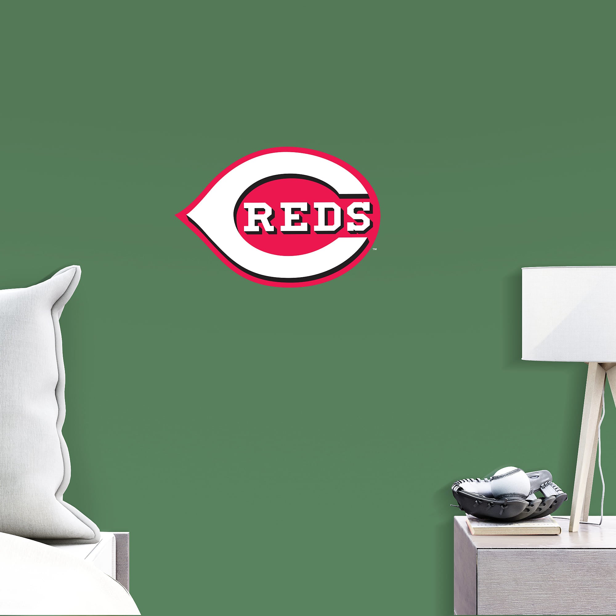Cincinnati Reds: Logo - Officially Licensed MLB Removable Wall Decal Large by Fathead | Vinyl