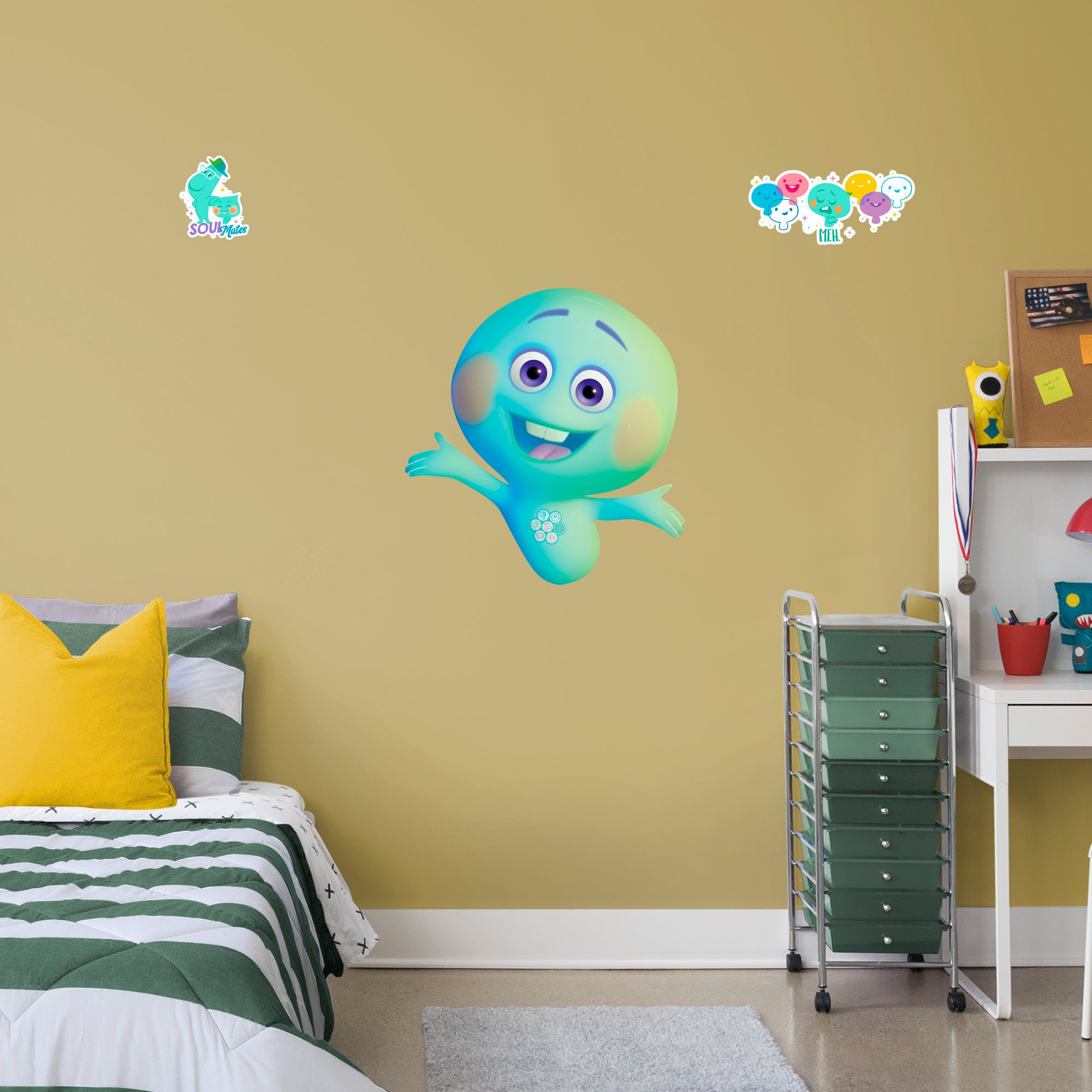 Soul 22 Soul World - Officially Licensed Disney Removable Wall Decal XL by Fathead | Vinyl