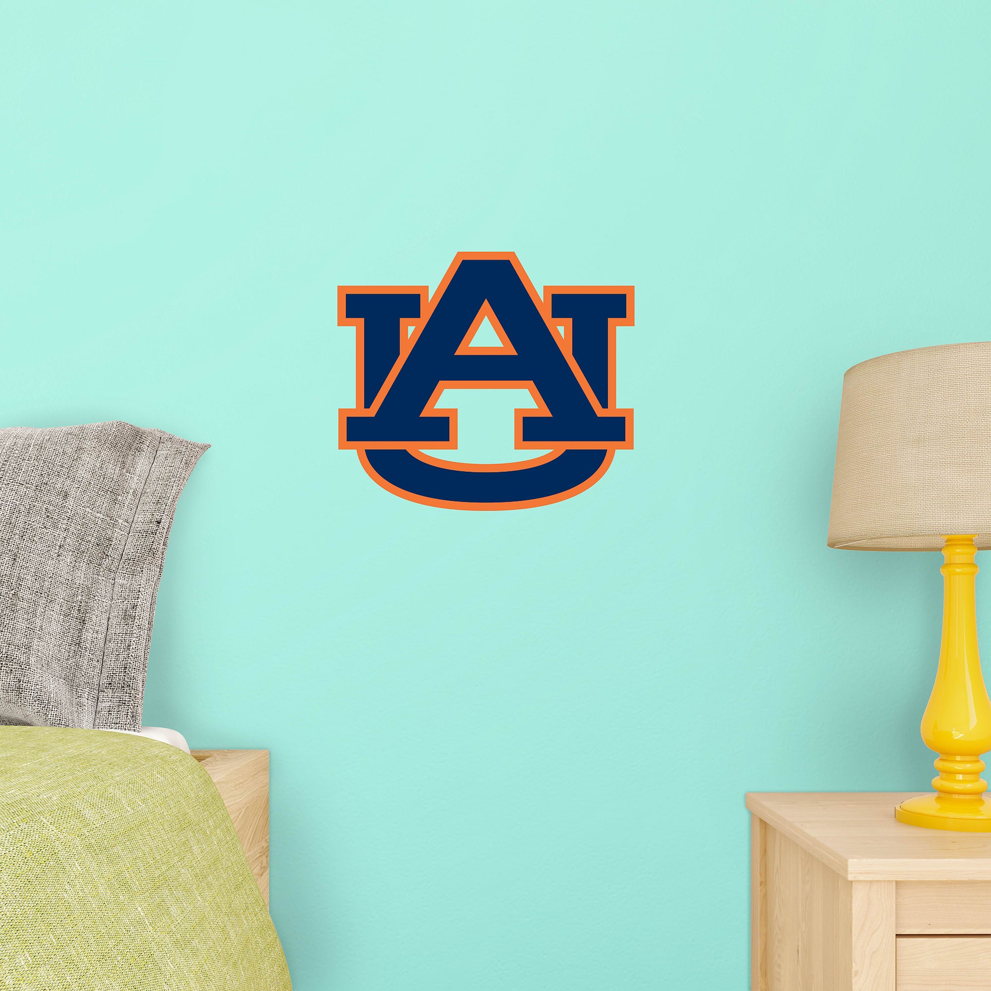 Auburn Tigers: Logo - Officially Licensed Removable Wall Decal 11.0"W x 11.0"H by Fathead | Vinyl