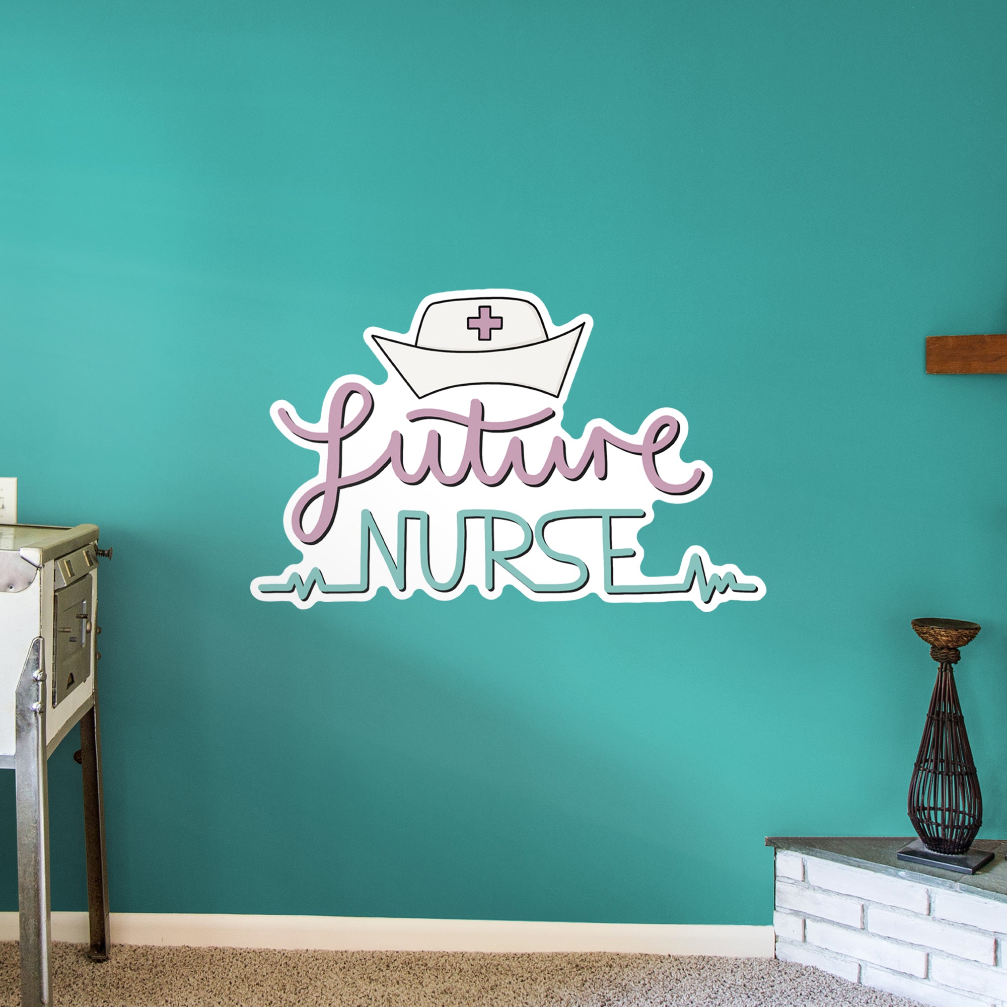 Future Nurse - Officially Licensed Big Moods Removable Wall Decal Giant Decal (31"W x 50"H) by Fathead | Vinyl