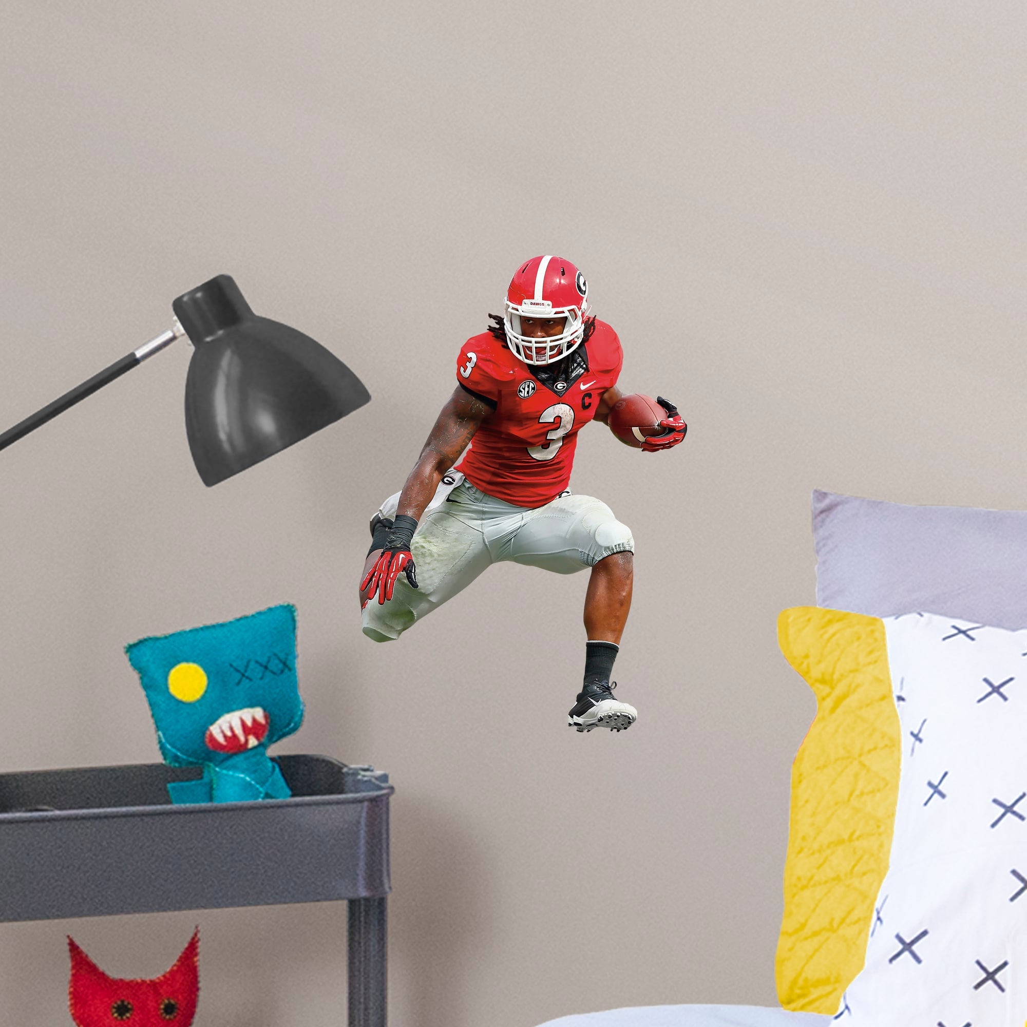 Todd Gurley for Georgia Bulldogs: Georgia - Officially Licensed Removable Wall Decal Large by Fathead | Vinyl