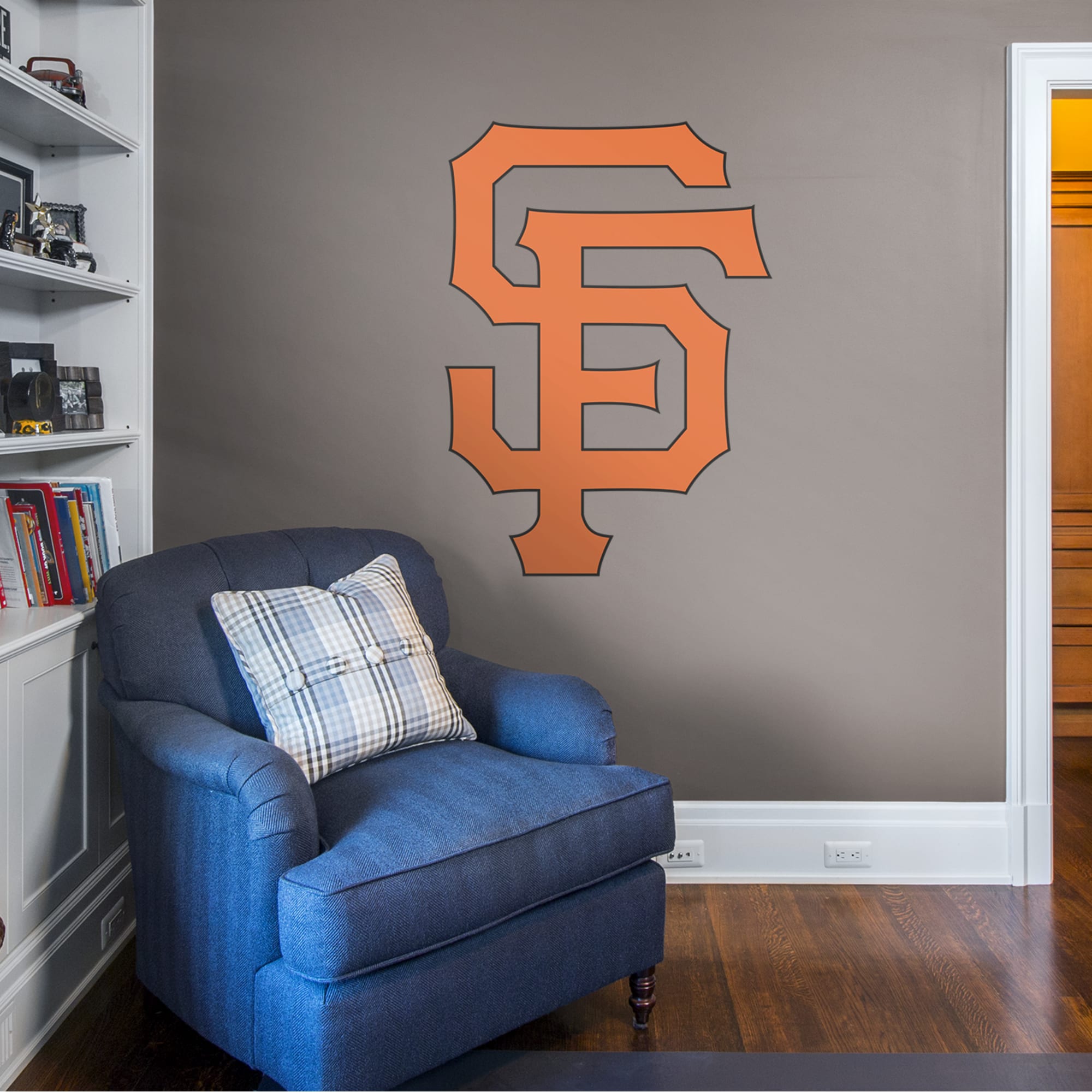 San Francisco Giants: Alternate Logo - Officially Licensed MLB Removable Wall Decal 39.0"W x 47.0"H by Fathead | Vinyl