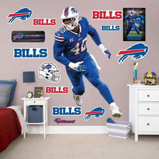Buffalo Bills: Tre'Davious White - Officially Licensed NFL Removable W –  Fathead