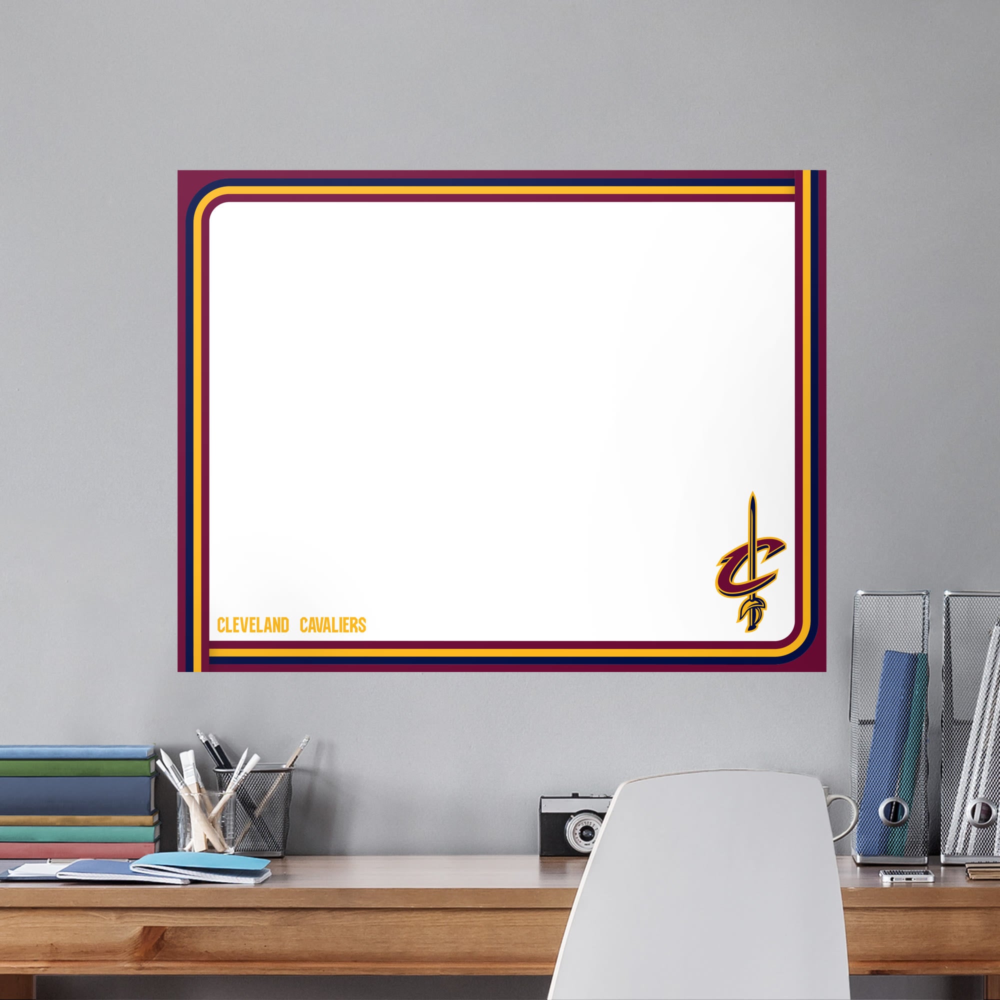 Cleveland Cavaliers for Cleveland Cavaliers: Dry Erase Whiteboard - Officially Licensed NBA Removable Wall Decal XL by Fathead |