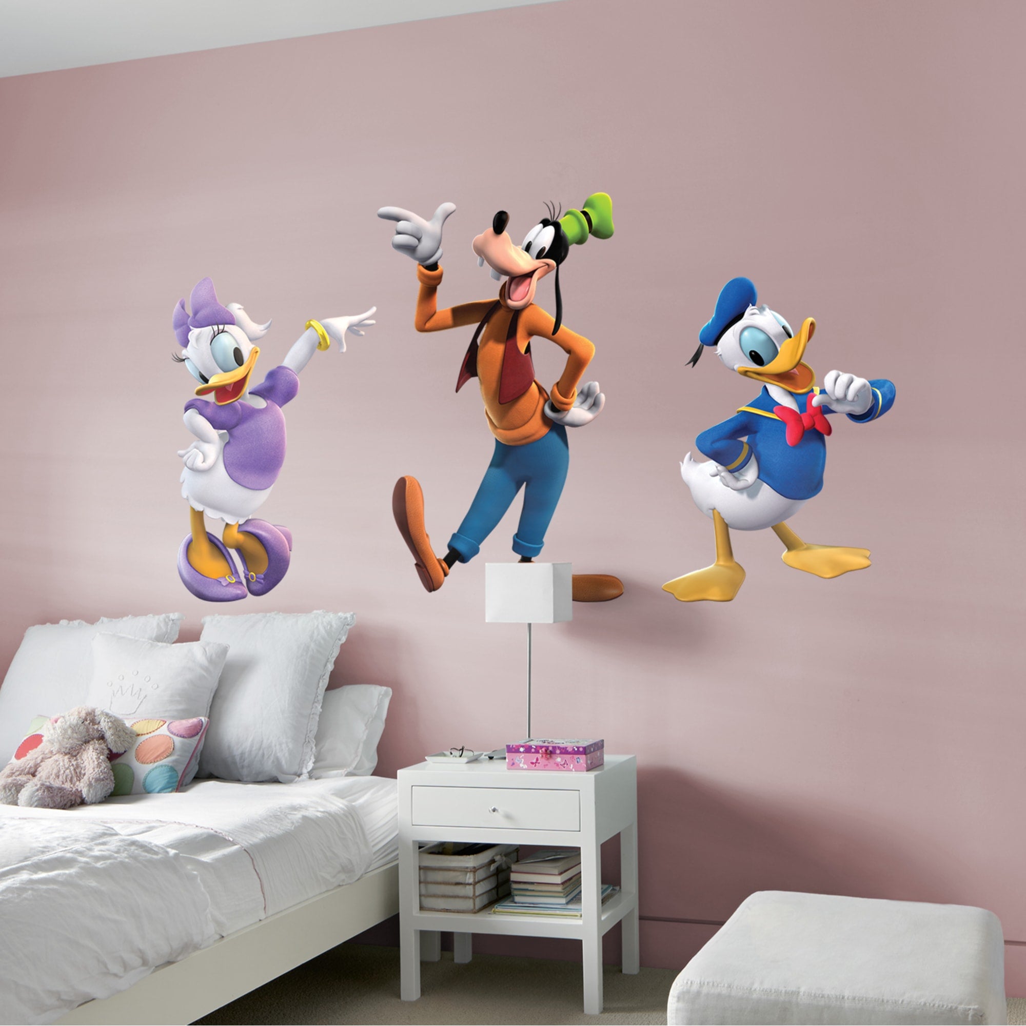Disney: Donald, Daisy & Goofy - Officially Licensed Removable Wall Decals 79.0"W x 51.5"H by Fathead | Vinyl
