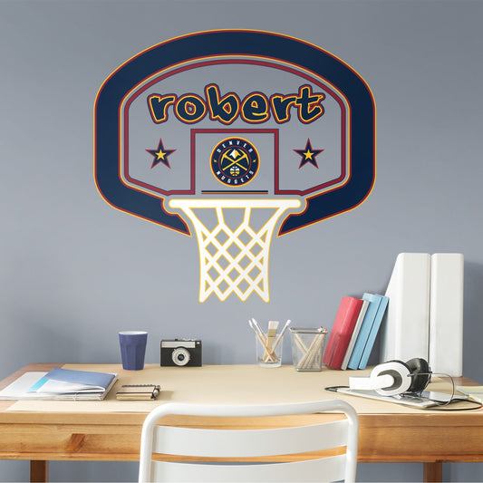 Denver Nuggets Tagged Customizable Name Fathead