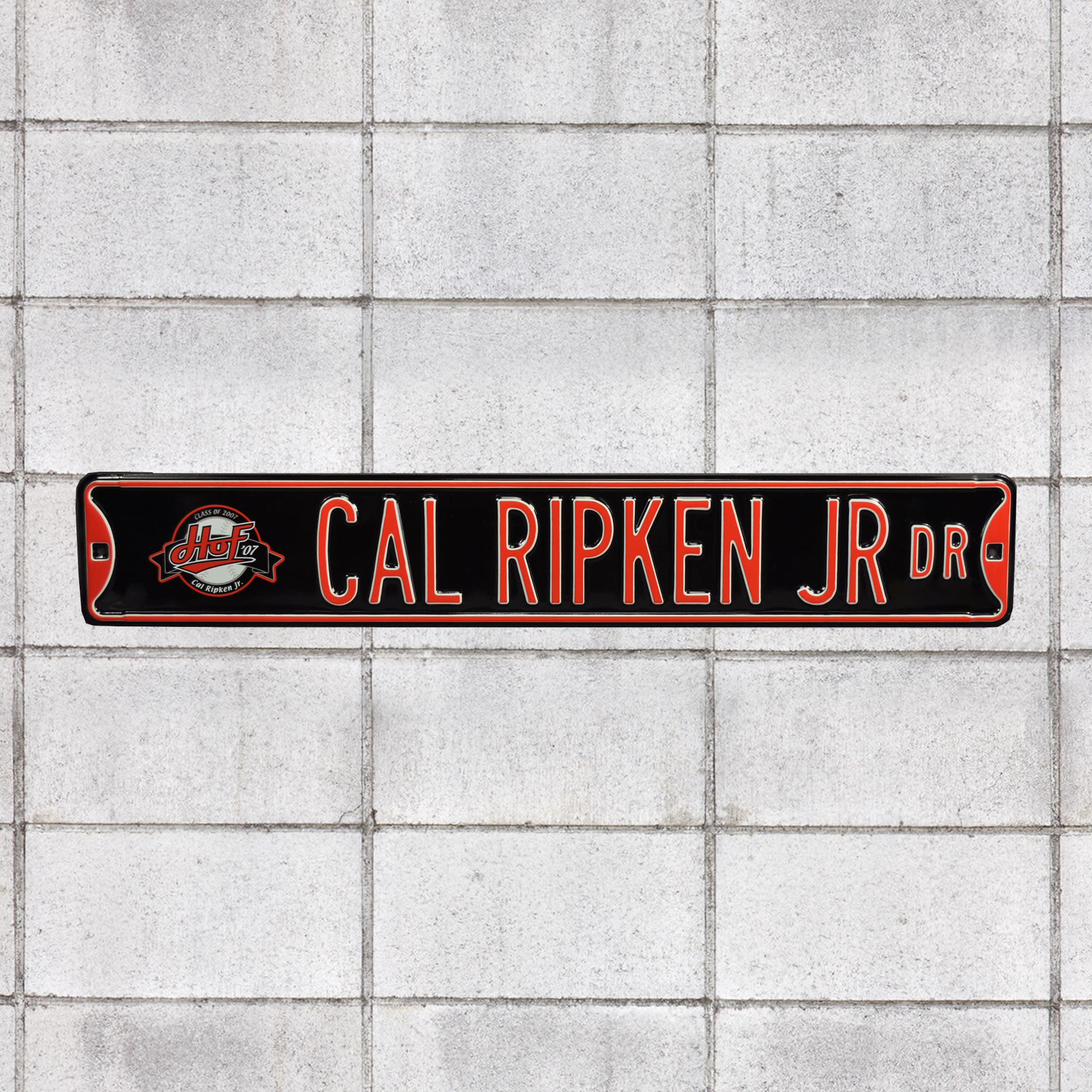Carolina Hurricanes: Man Cave - Officially Licensed NHL Metal Street Sign 36.0"W x 6.0"H by Fathead | 100% Steel