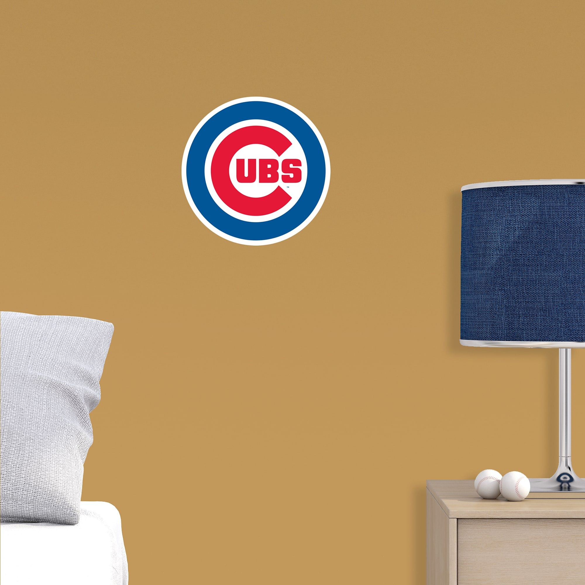 Chicago Cubs: Logo - Officially Licensed MLB Removable Wall Decal Large by Fathead | Vinyl