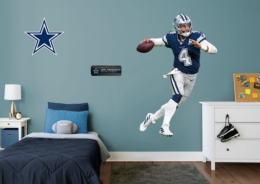 Dallas Cowboys: CeeDee Lamb 2022 - NFL Removable Adhesive Wall Decal XL