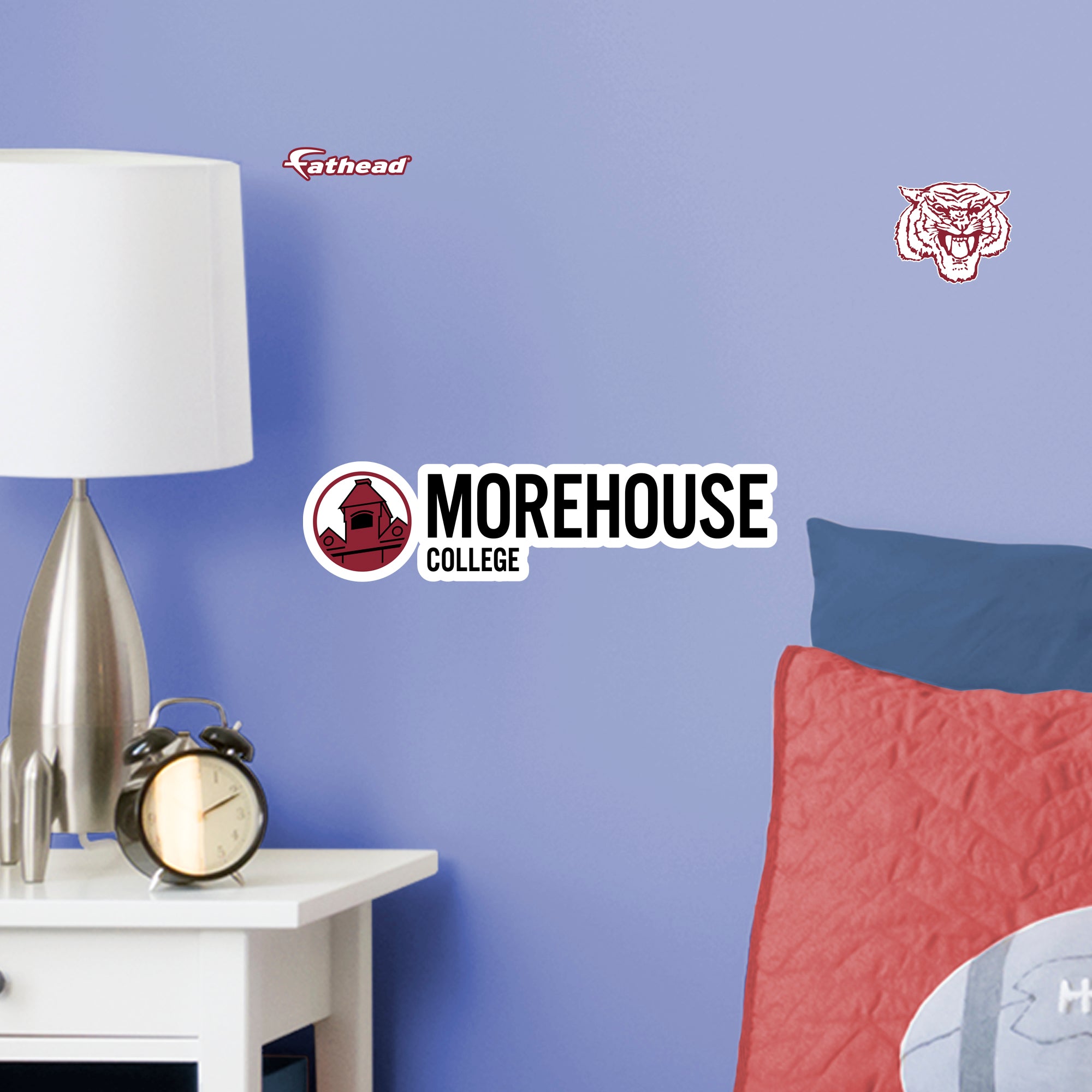 Morehouse College Logo - Officially Licensed NCAA Removable Wall Decal Large by Fathead | Vinyl