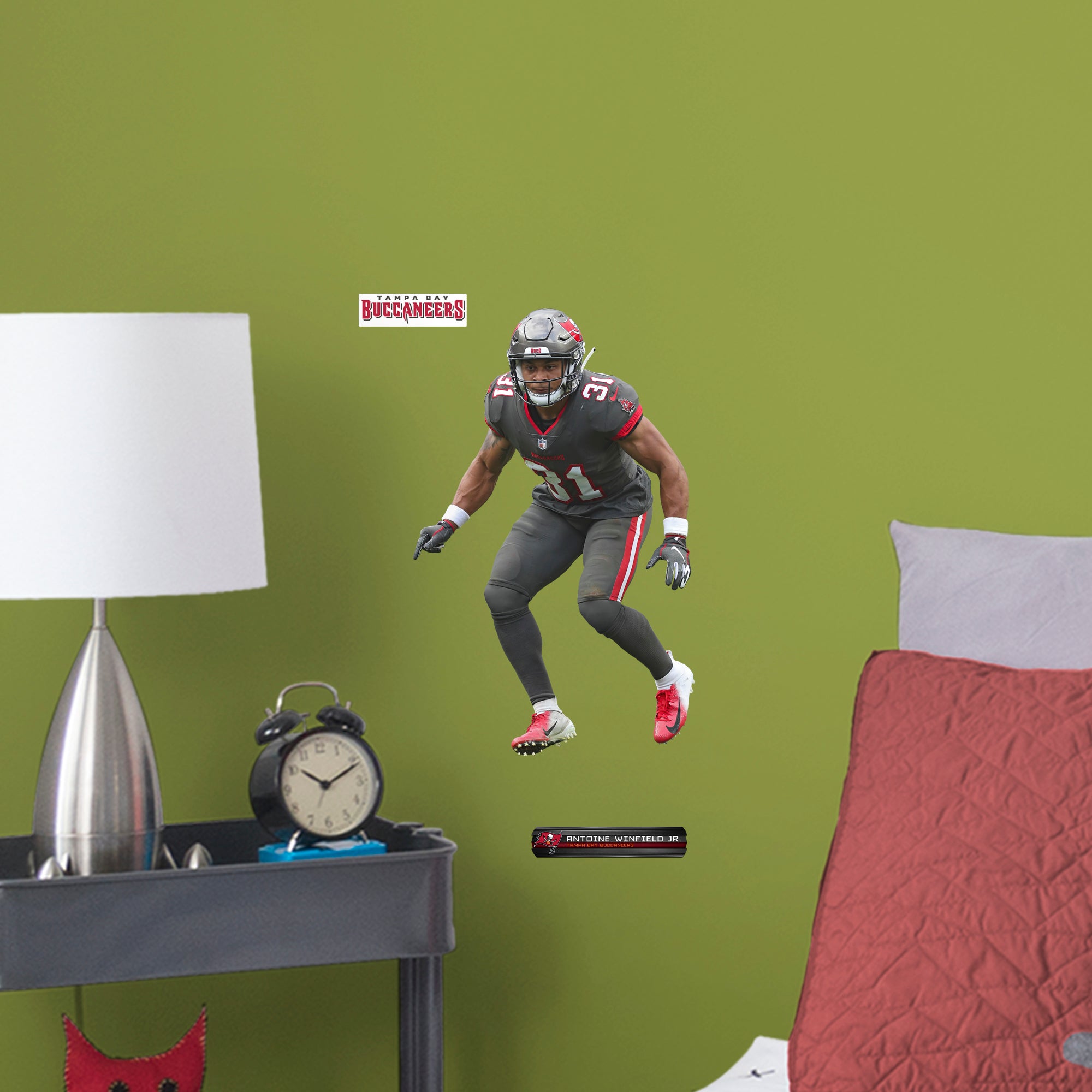 Antoine Winfield Jr. 2020 - Officially Licensed NFL Removable Wall Decal Large by Fathead | Vinyl