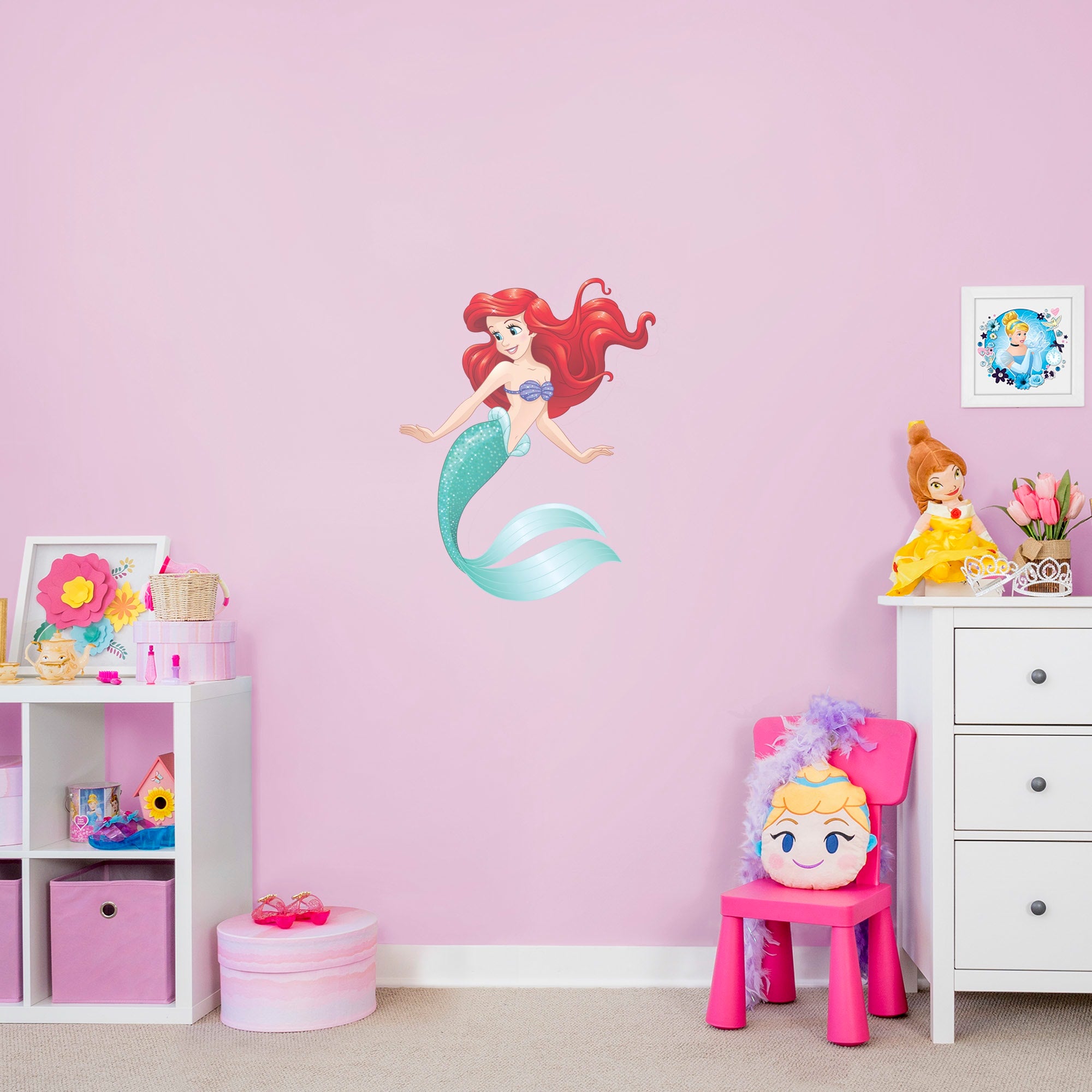 The Little Mermaid: Ariel and Friends - Officially Licensed Disney Removable Wall Decals XL by Fathead | Vinyl