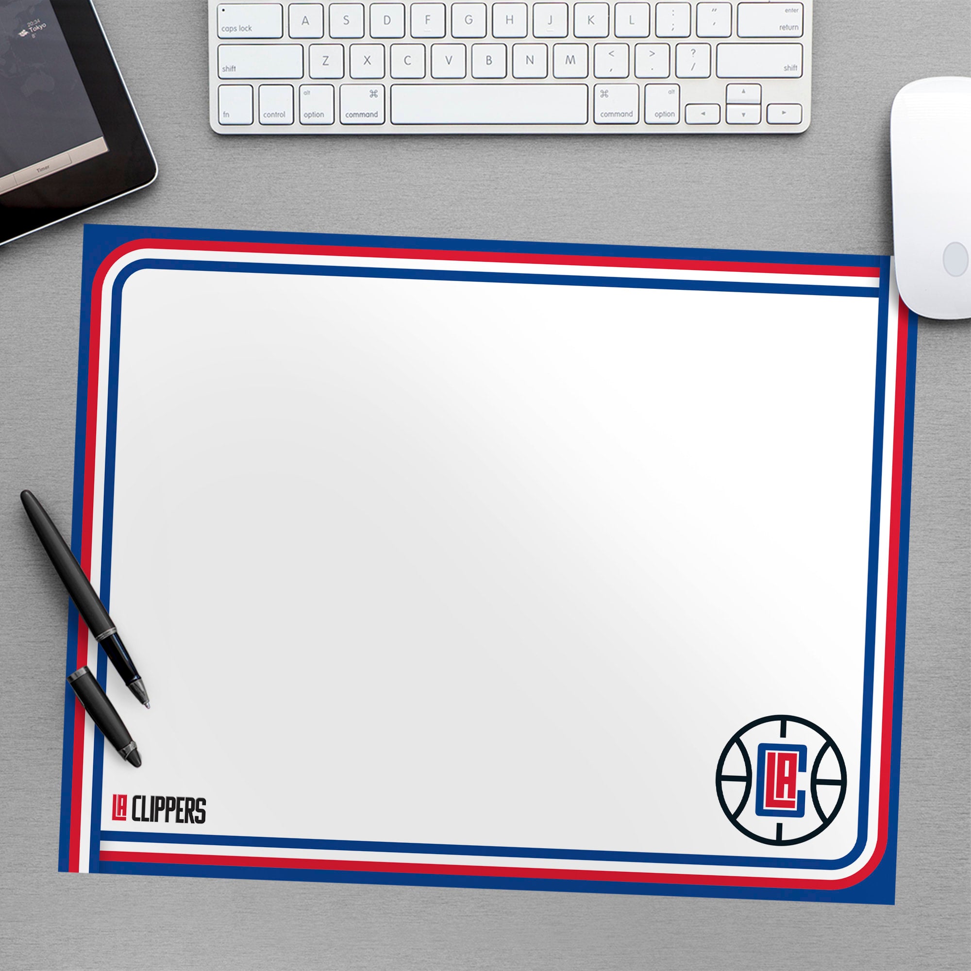 Los Angeles Clippers for Los Angeles Clippers: Dry Erase Whiteboard - Officially Licensed NBA Removable Wall Decal Large by Fath