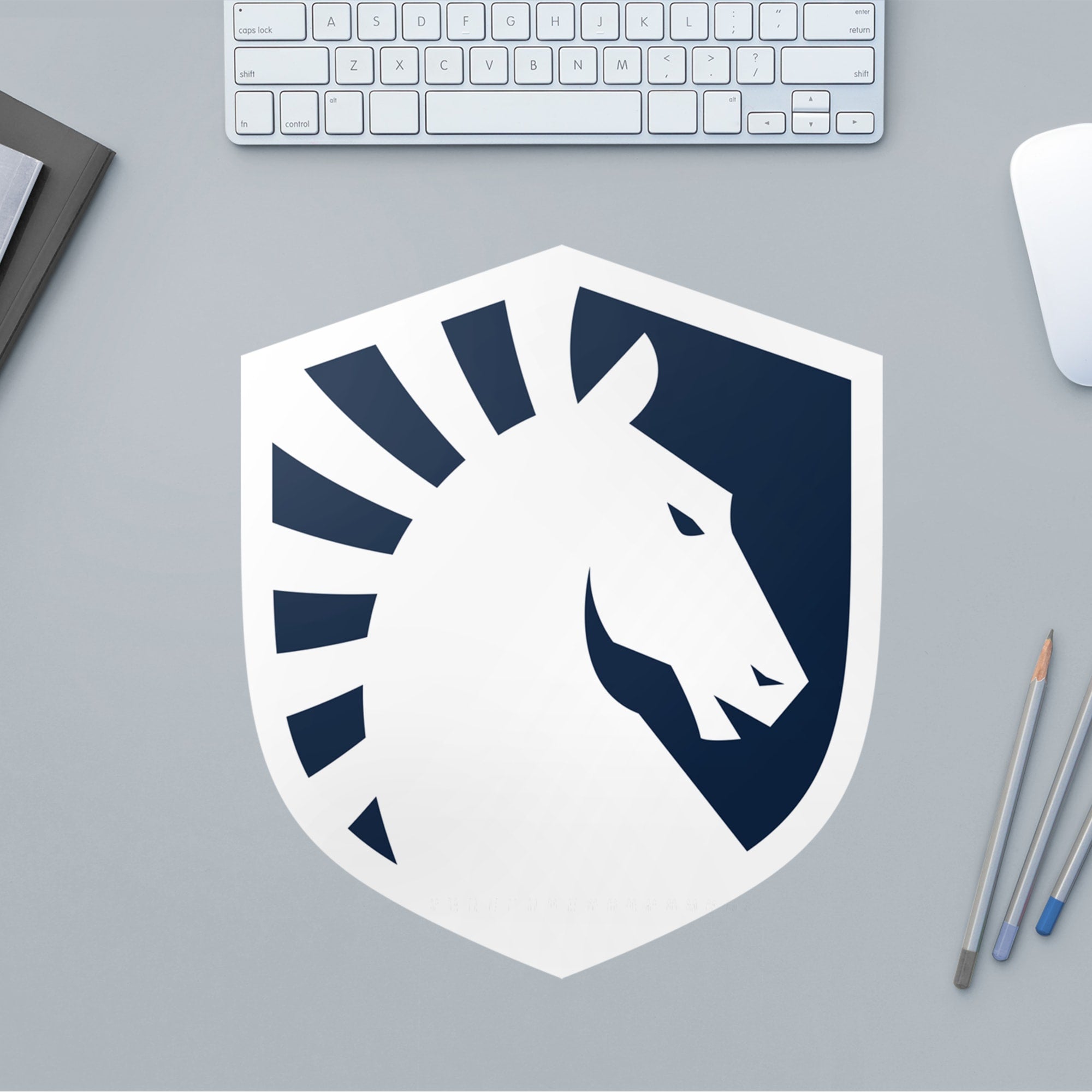Team Liquid: Logo - Officially Licensed Removable Wall Decal 9.0"W x 12.0"H by Fathead | Vinyl