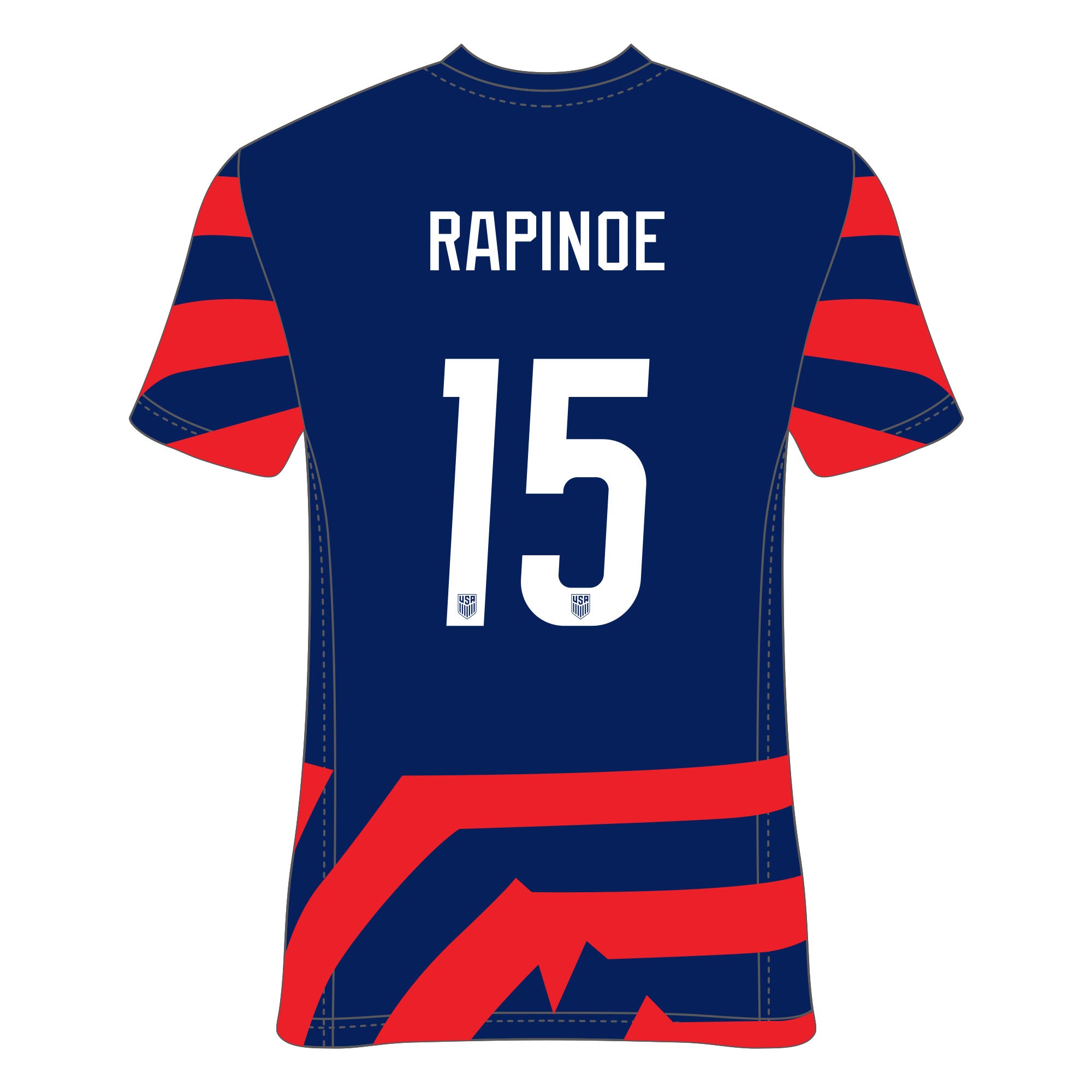 uswnt megan rapinoe jersey