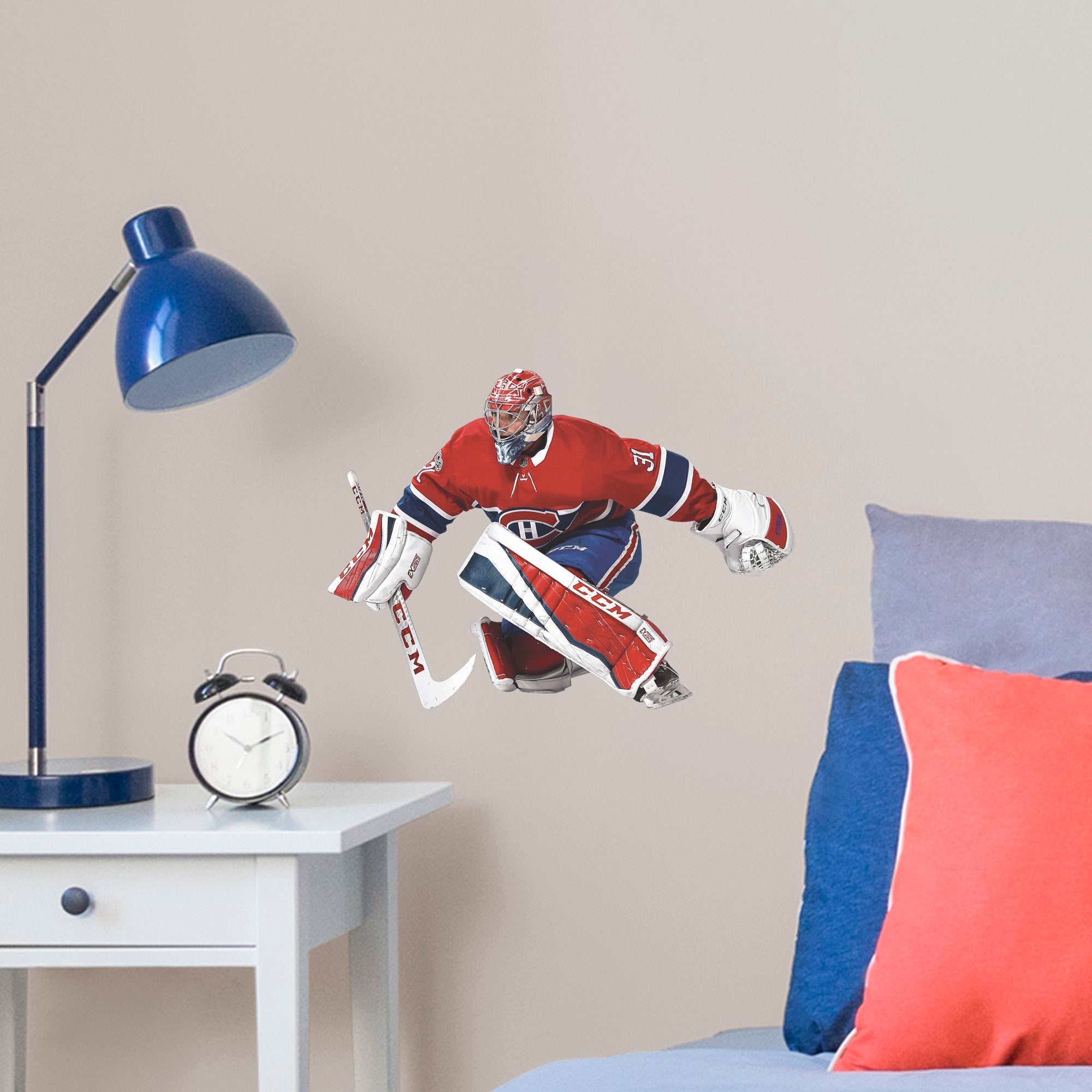 Carey Price for Montreal Canadiens - Officially Licensed NHL Removable Wall Decal Large by Fathead | Vinyl