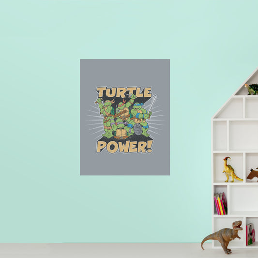 GRAPHICS & MORE Teenage Mutant Ninja Turtles Pizza Logo Wall Art Picture  Paper Poster Décor Home Decoration