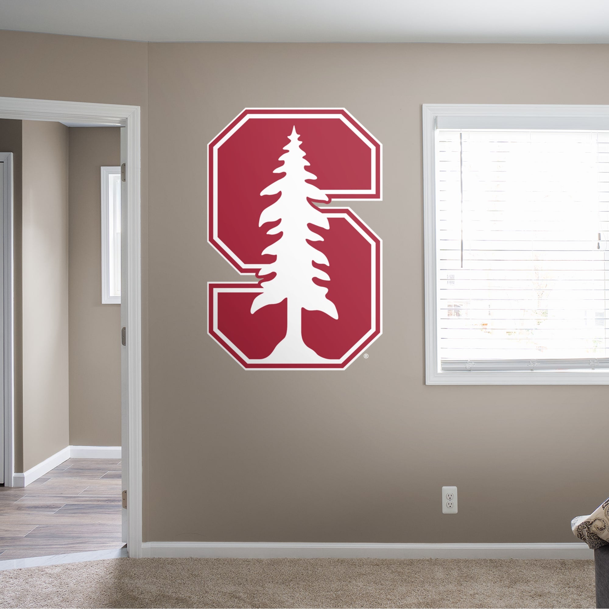 Stanford Cardinal: Logo - Officially Licensed Removable Wall Decal Giant Logo by Fathead
