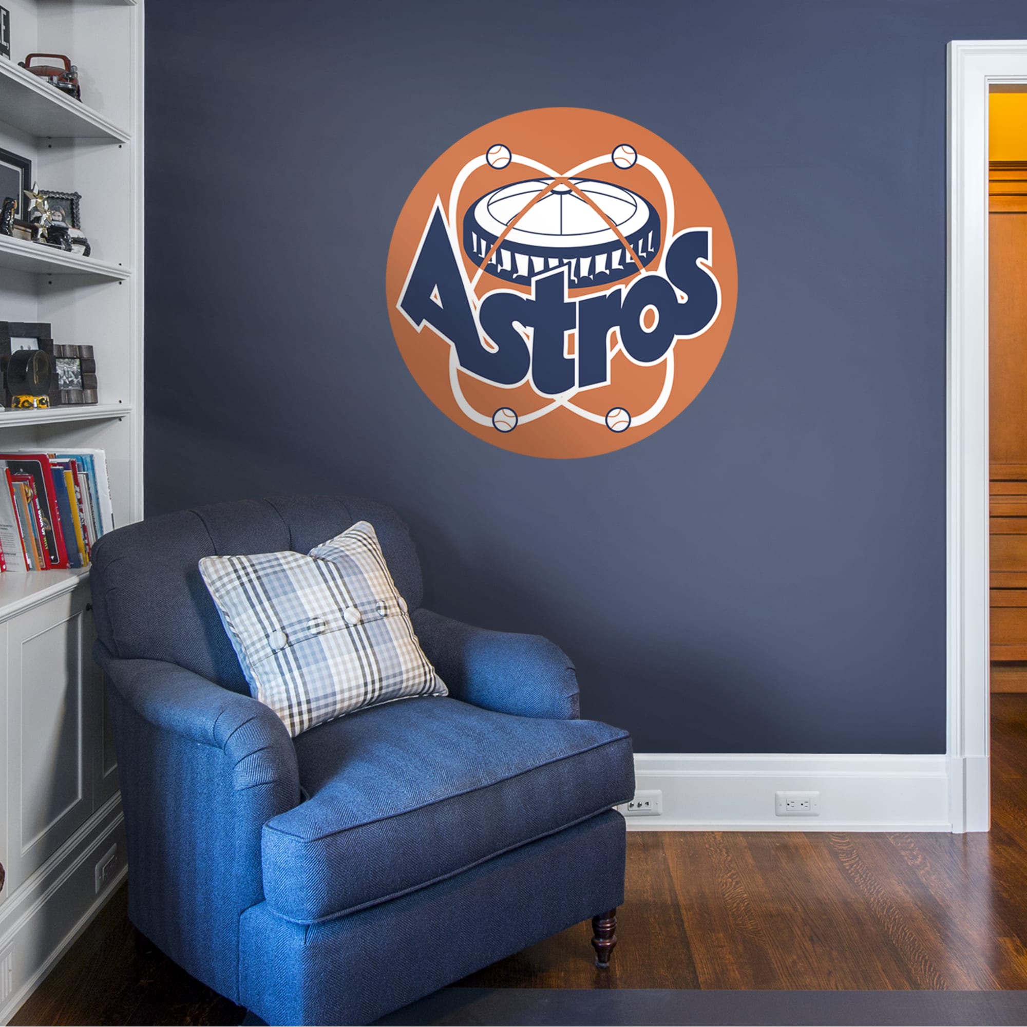 Houston Astros: Classic Logo - Officially Licensed MLB Removable Wall Decal 39.0"W x 39.0"H by Fathead | Vinyl