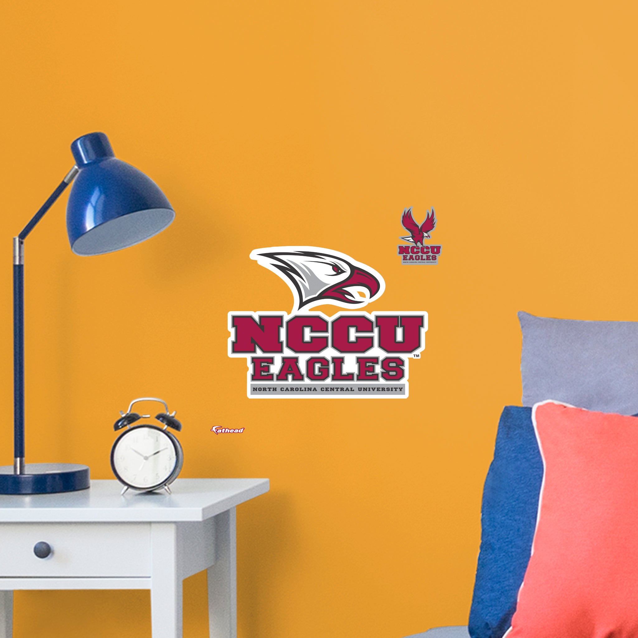 North Carolina Central University 2020 Logo - Officially Licensed NCAA Removable Wall Decal Large by Fathead | Vinyl