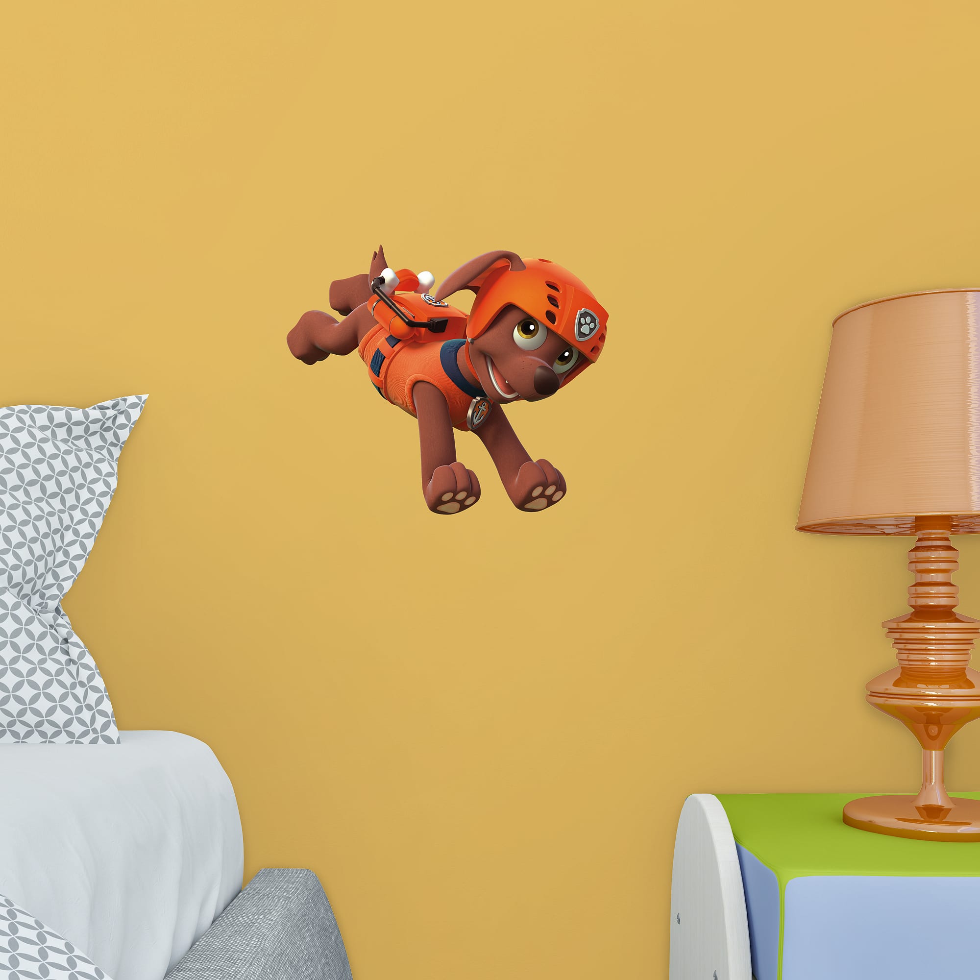 Zuma - Officially Licensed PAW Patrol Removable Wall Decal 14.0"W x 11.5"H by Fathead | Vinyl