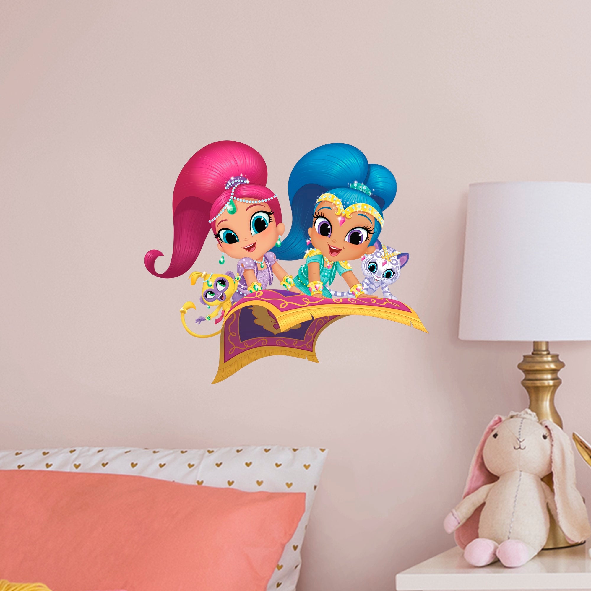 Shimmer and Shine - Officially Licensed Nickelodeon Removable Wall Decal Large by Fathead | Vinyl