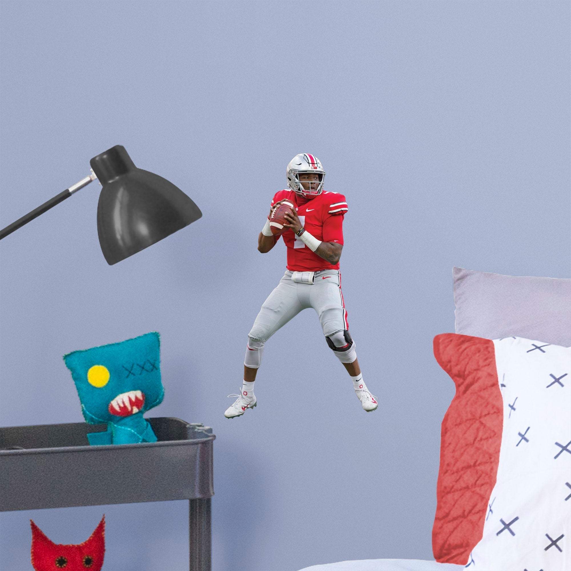 Dwayne Haskins for Ohio State Buckeyes: Ohio State - Officially Licensed Removable Wall Decal Large by Fathead | Vinyl