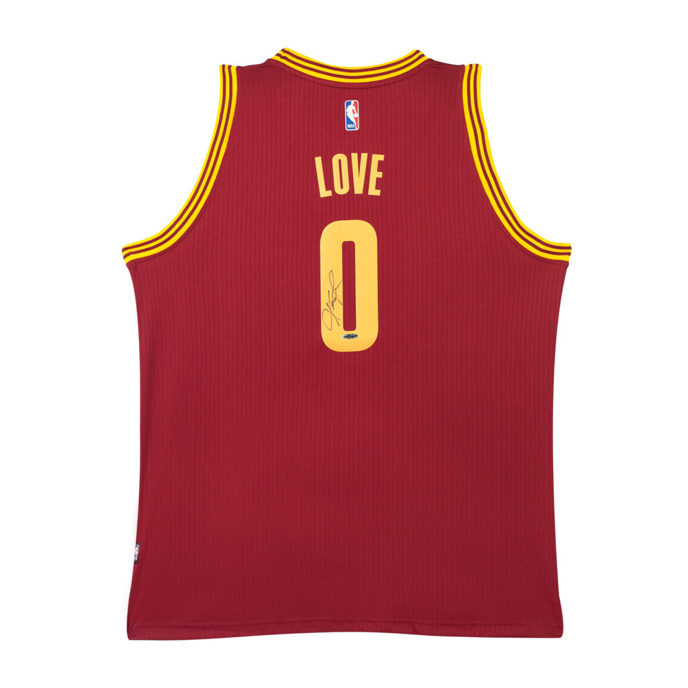 Kevin Love Cavaliers Maroon Away Swingman Jersey Autograph by Fathead