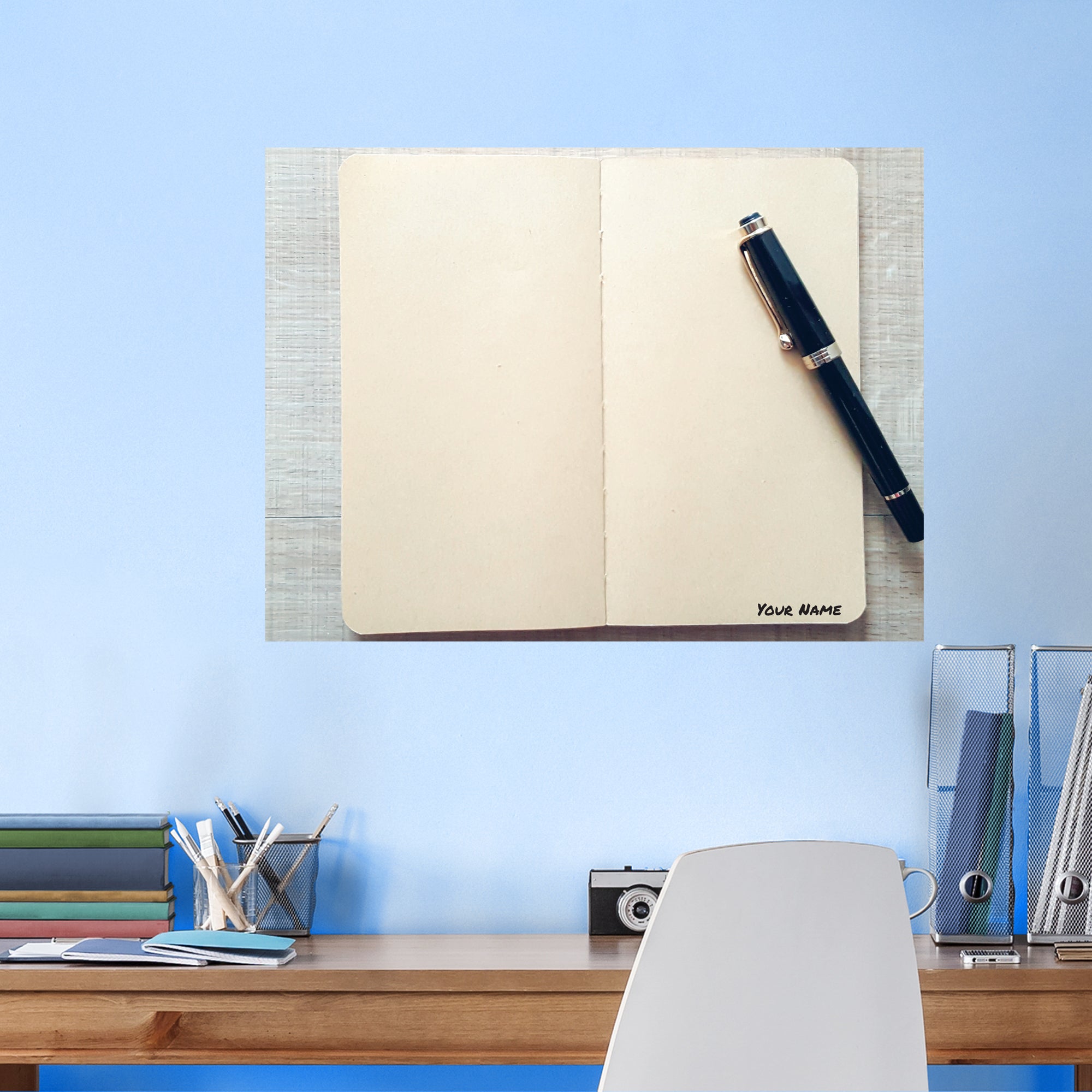 Personalized Dry Erase Boards Sketchbook 2 - Removable Wall Decal XL by Fathead | Vinyl