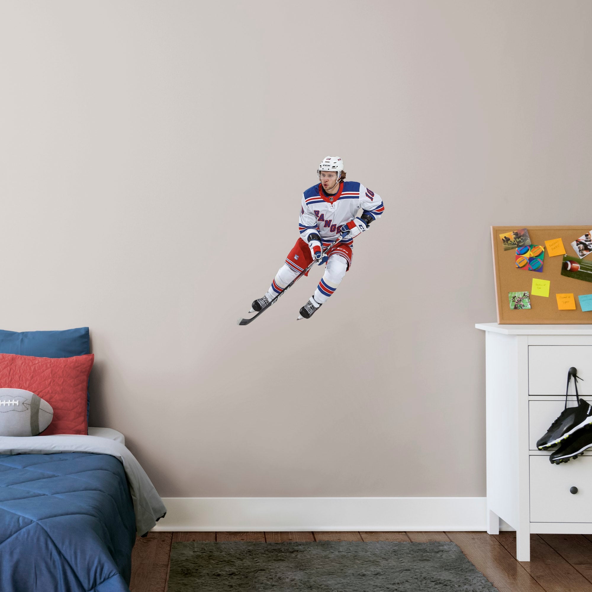 Artemi Panarin for New York Rangers - Officially Licensed NHL Removable Wall Decal XL by Fathead | Vinyl