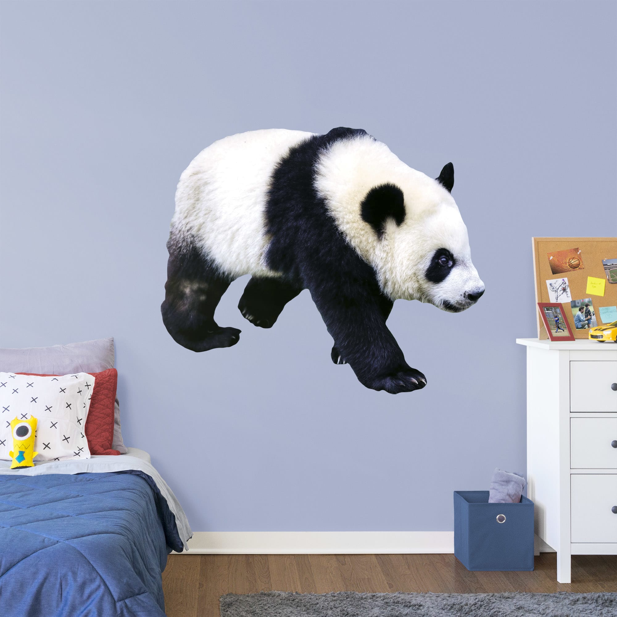 Panda - Removable Vinyl Decal Huge Animal + 2 Decals (62"W x 51"H) by Fathead