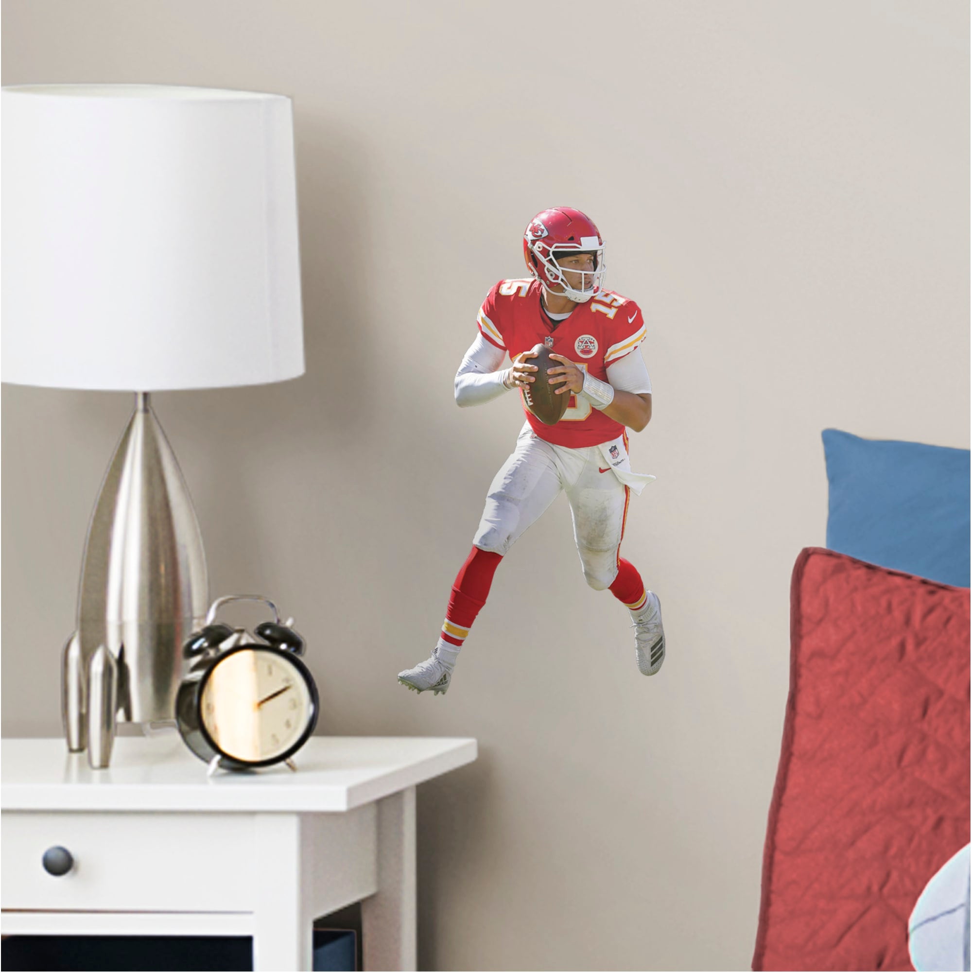 Patrick Mahomes for Kansas City Chiefs - Officially Licensed NFL Removable Wall Decal Large by Fathead | Vinyl