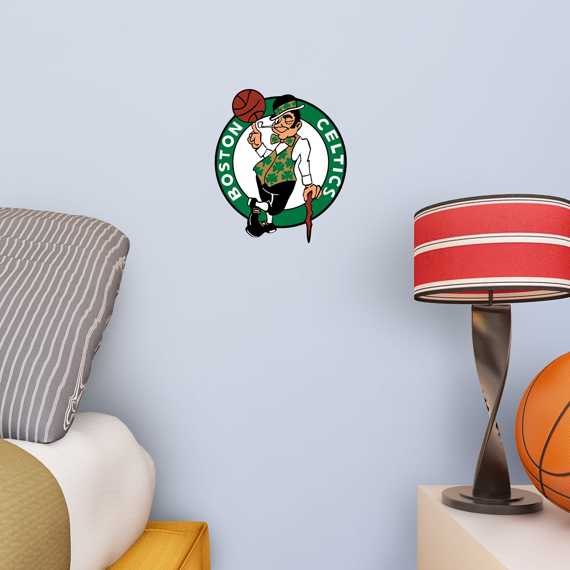 Boston Celtics: Logo - Officially Licensed NBA Removable Wall Decal Large by Fathead | Vinyl