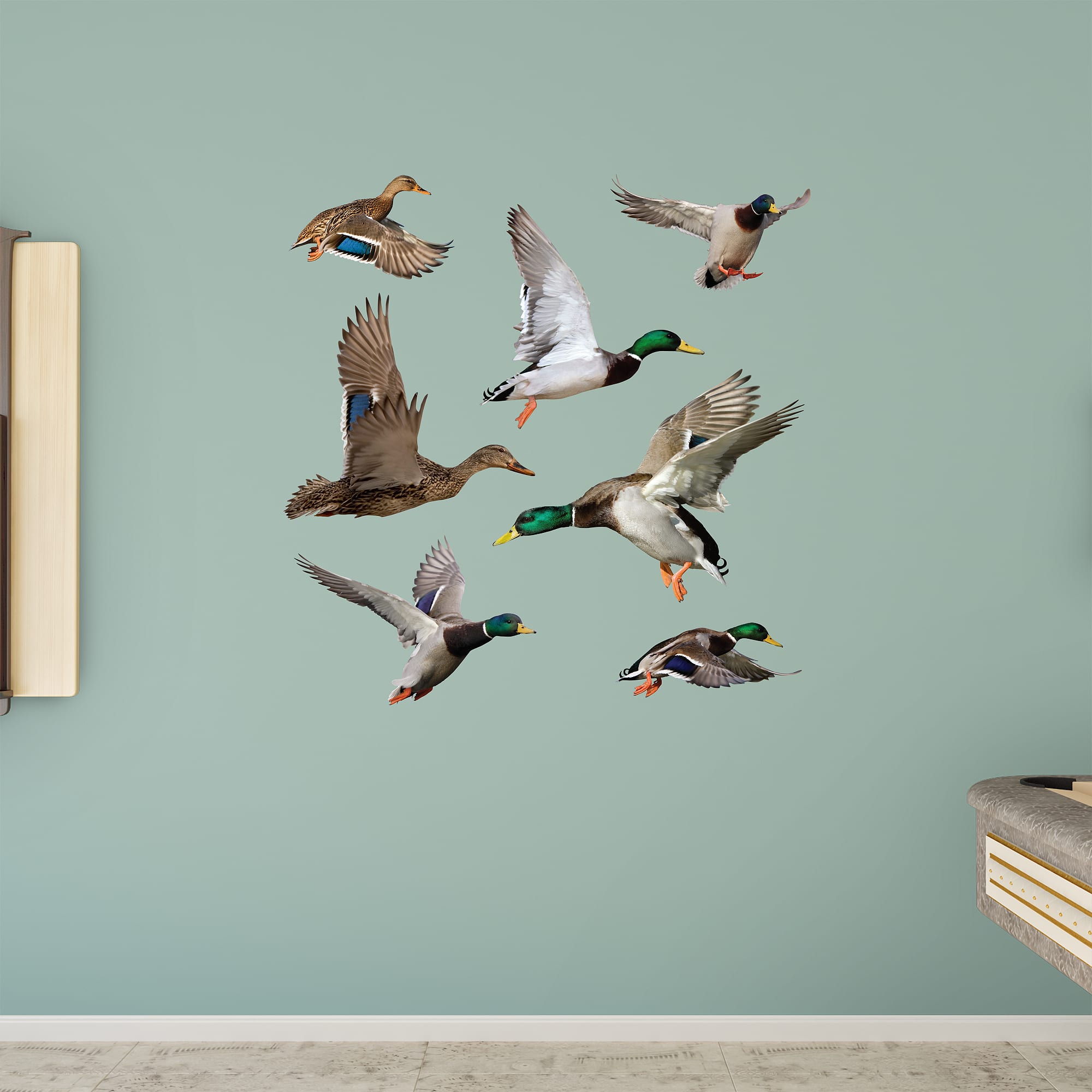 Ducks Collection - Removable Vinyl Decals 25.0"W x 23.0"H by Fathead