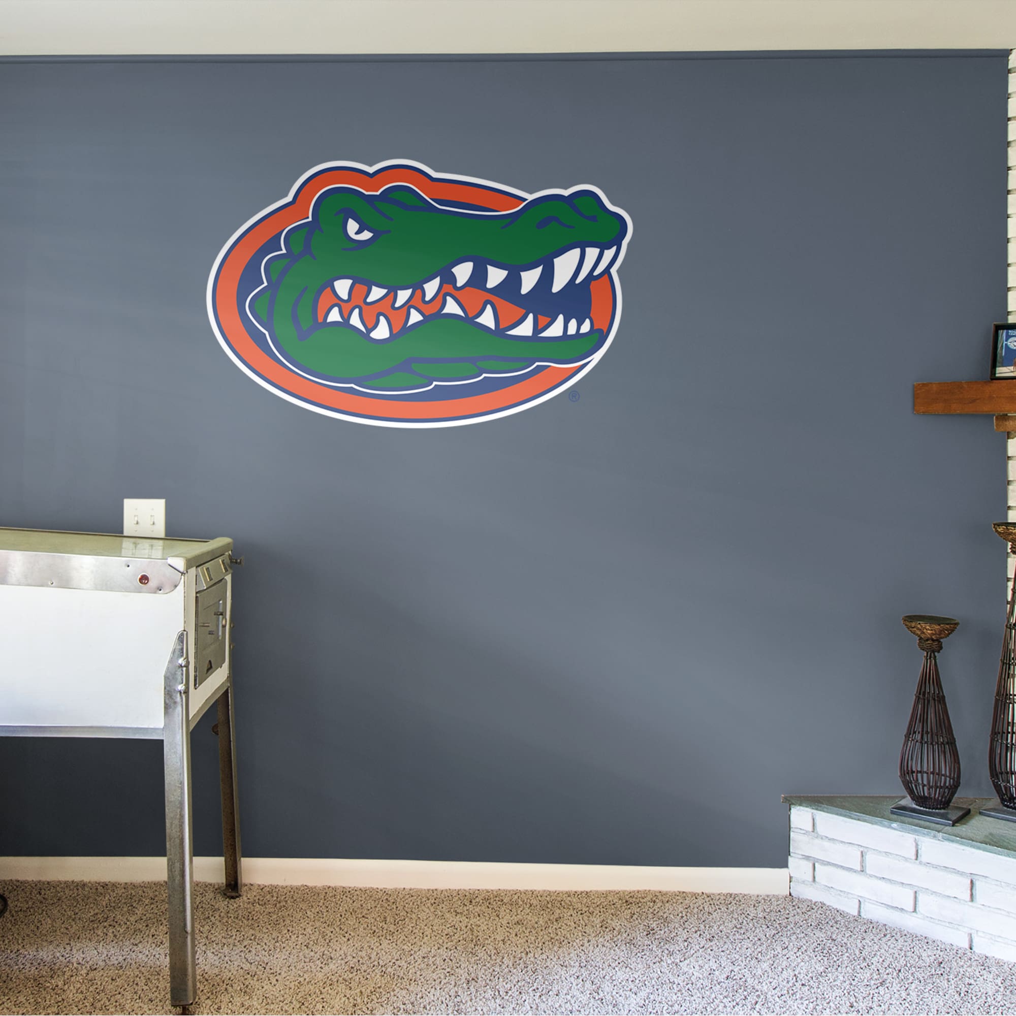 Florida Gators: Logo - Officially Licensed Removable Wall Decal 52.0"W x 33.0"H by Fathead | Vinyl