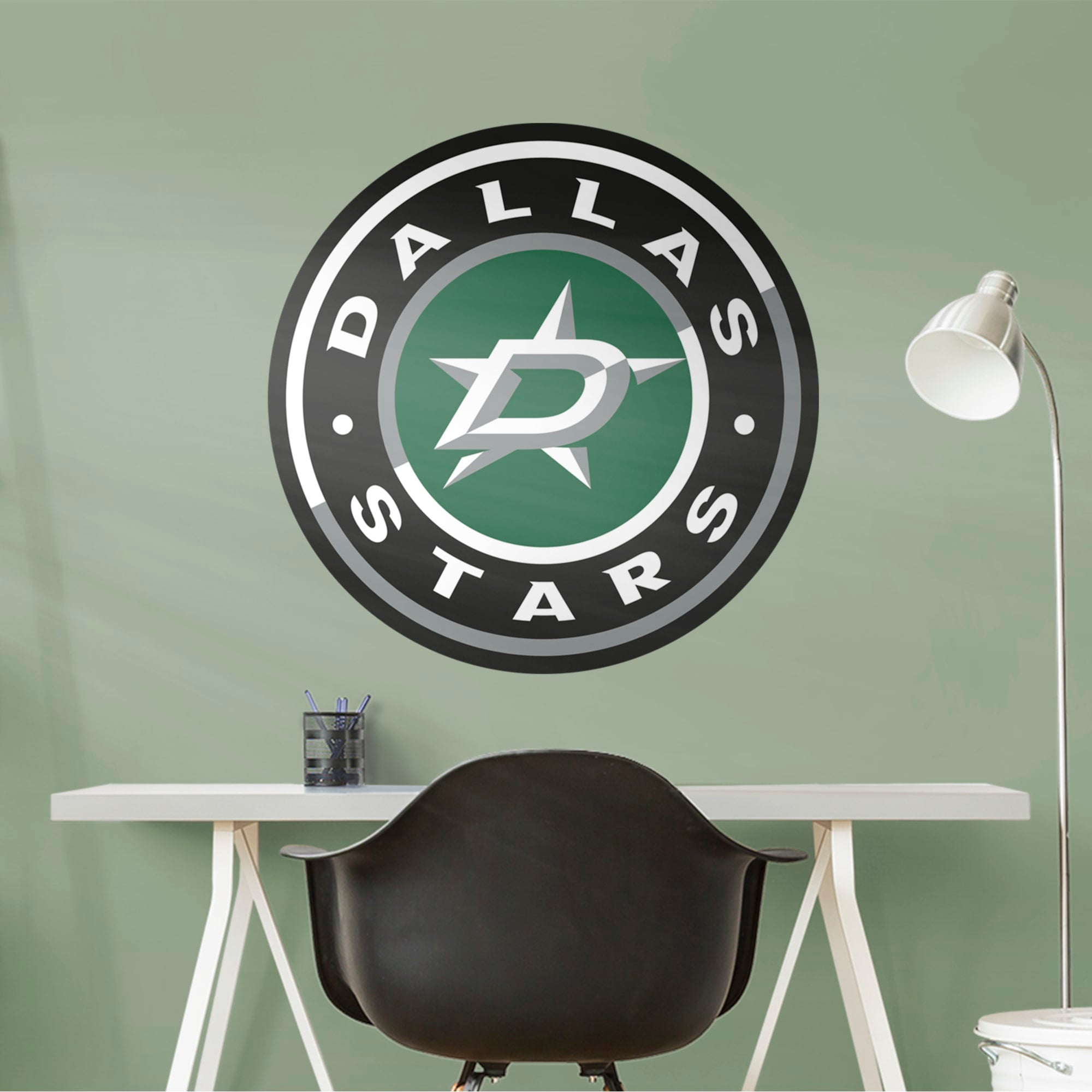 Dallas Stars: Alternate Logo - Officially Licensed NHL Removable Wall Decal 38.0"W x 38.0"H by Fathead | Vinyl