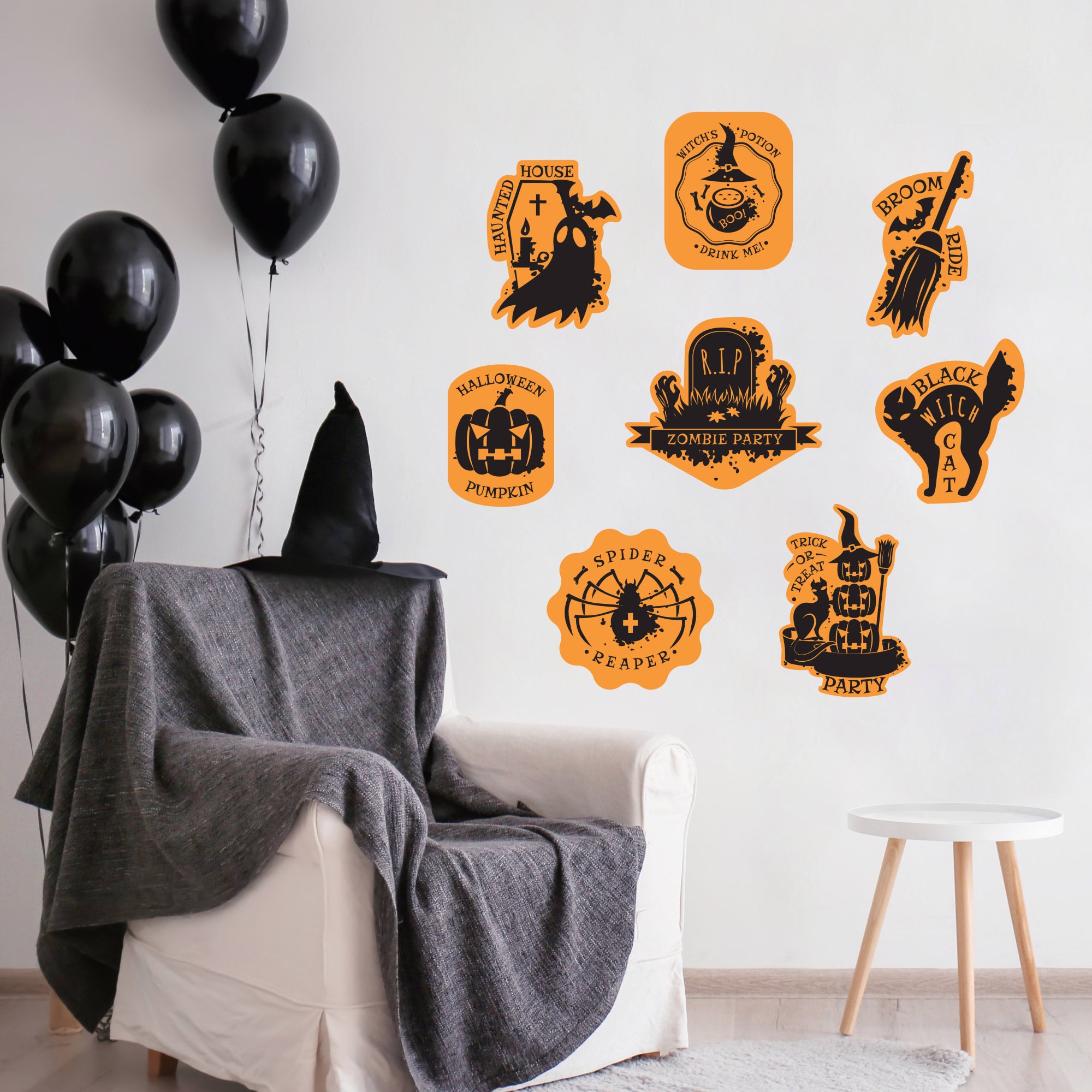 Halloween: Decor Sign Collection - Removable Vinyl Decal 54.0"W x 40.0"H by Fathead