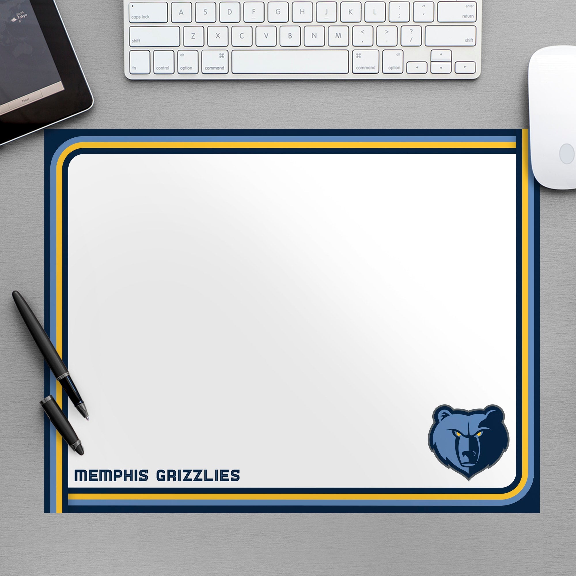 Memphis Grizzlies for Memphis Grizzlies: Dry Erase Whiteboard - Officially Licensed NBA Removable Wall Decal Large by Fathead |