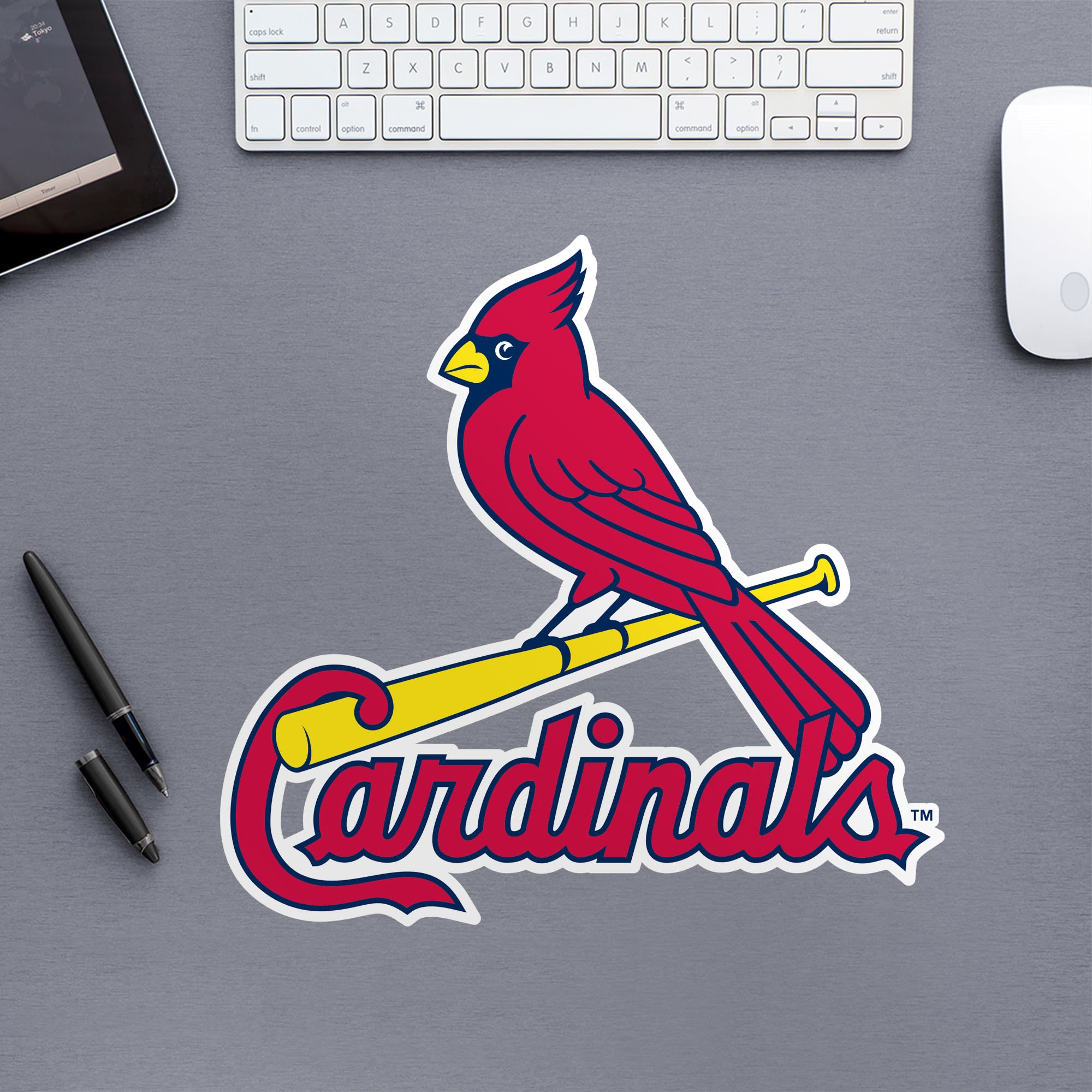 St. Louis Cardinals: Logo - Officially Licensed MLB Removable Wall Decal Large by Fathead | Vinyl