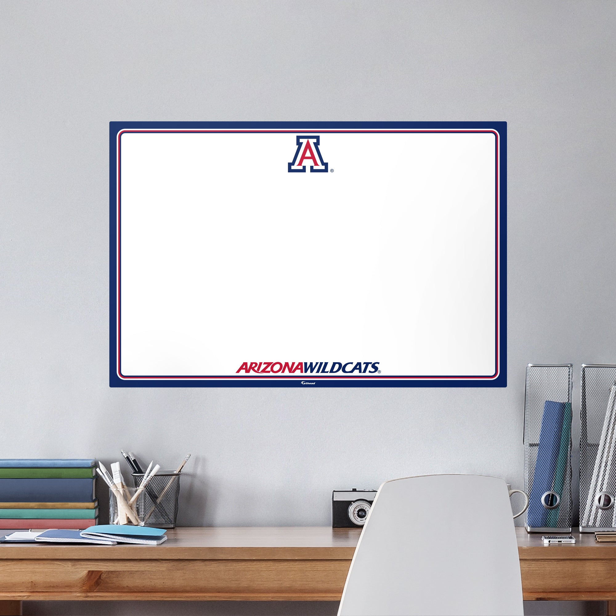 Arizona Wildcats: Dry Erase Whiteboard - X-Large Officially Licensed NCAA Removable Wall Decal XL by Fathead | Vinyl