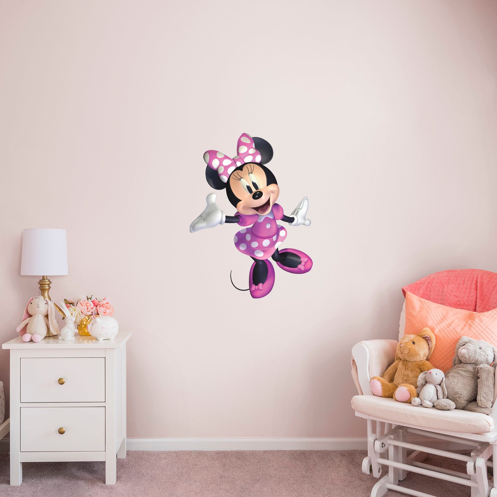 Minnie Mouse - Officially Licensed Disney Removable Wall Decal XL by Fathead | Vinyl